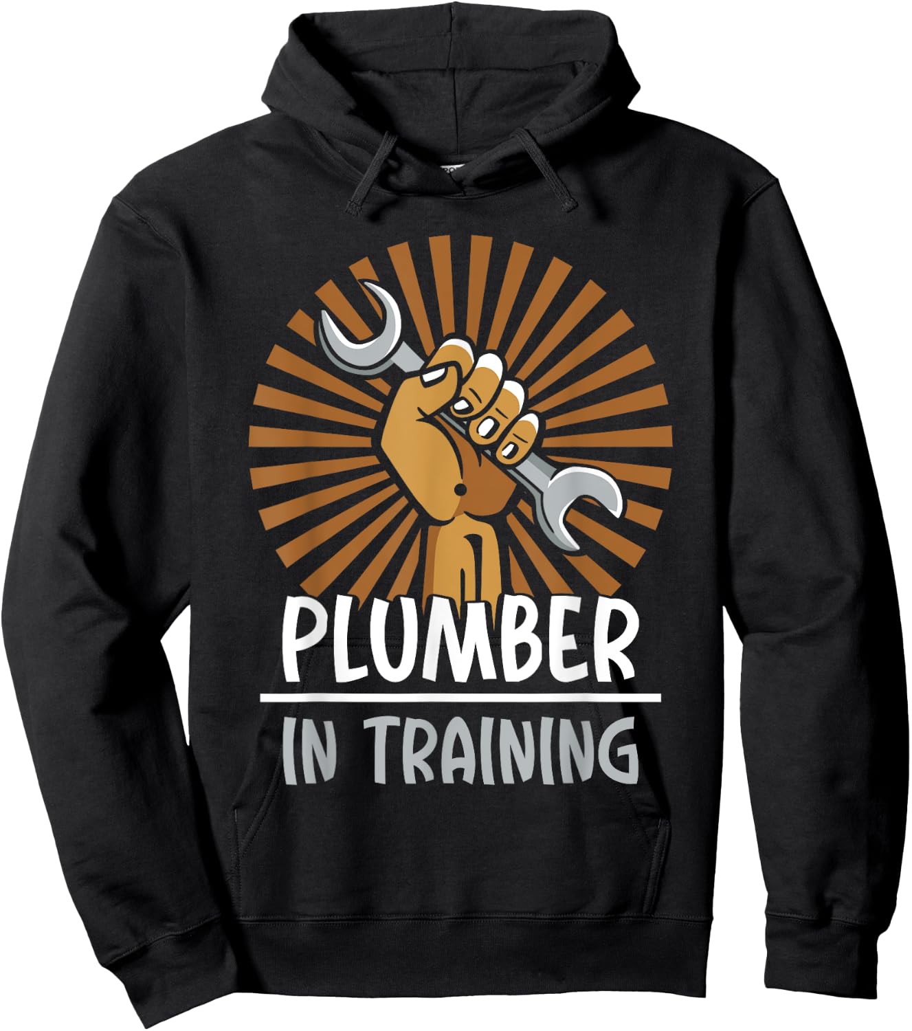 Plumber In Training Pipe Plumbing Plumbers Pipefitter Hoodie - Hoodie | Black