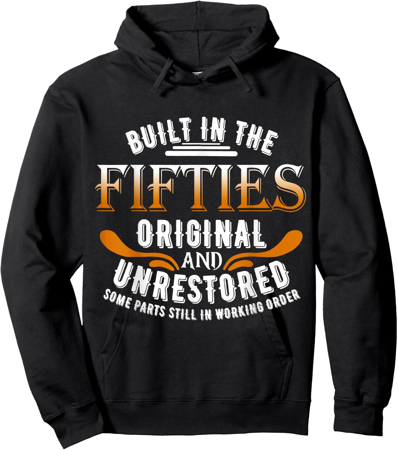Built In The Fifties Original Unrestored Some Parts Still In Hoodie - Hoodie | Black
