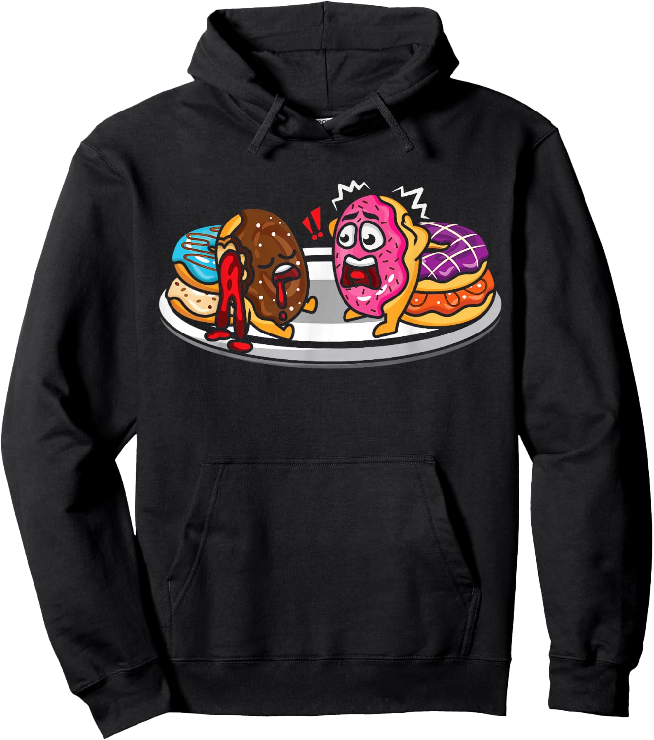 Baking Funny Donut Lover Comedian Donut Humor Hoodie - Hoodie | Black