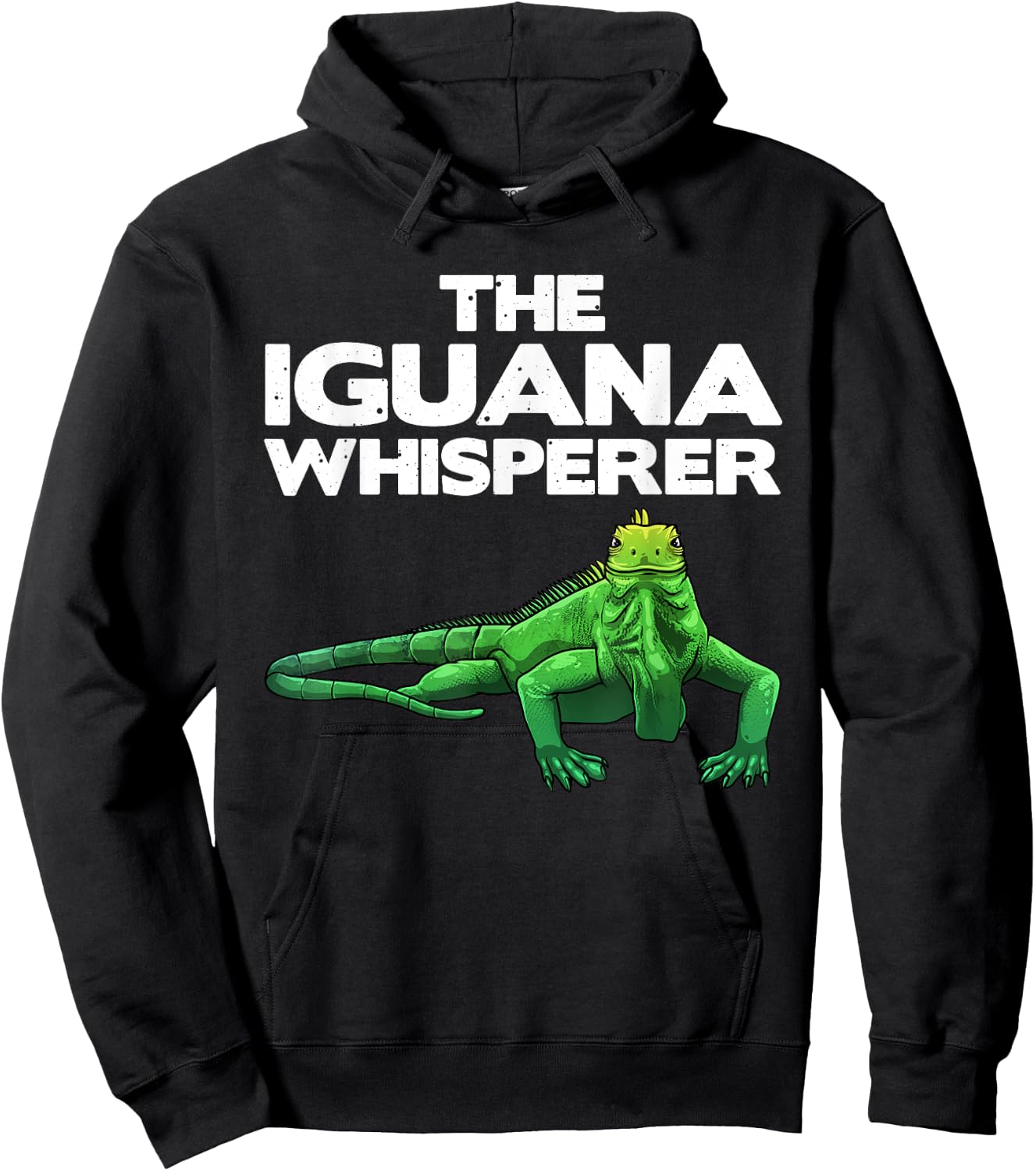 Funny Iguana Design Women Reptile Lover Herpetology Hoodie - Hoodie | Black