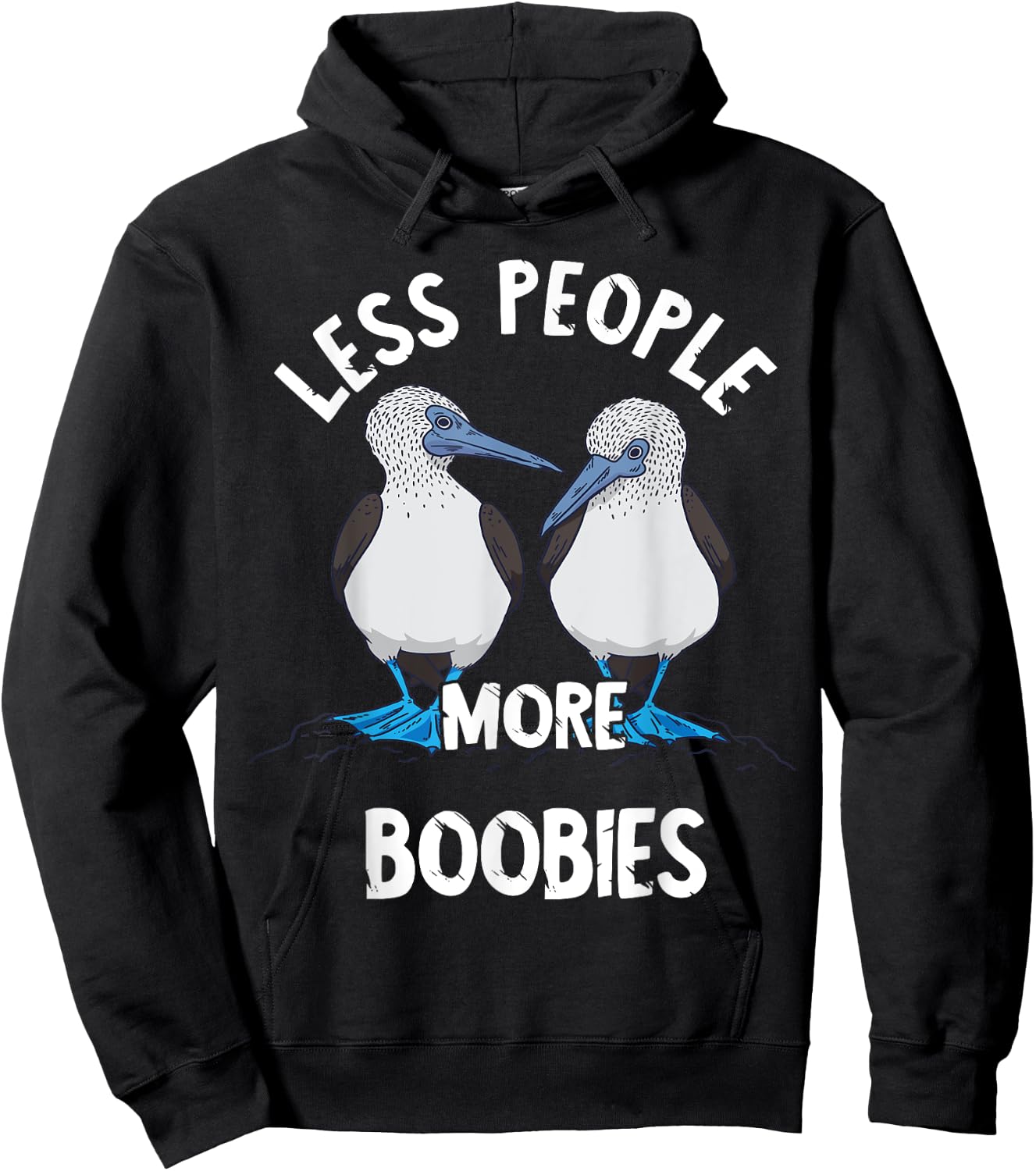 Blue-footed boobies blue-footed bird boobies sea bird lovers Hoodie - Hoodie | Black