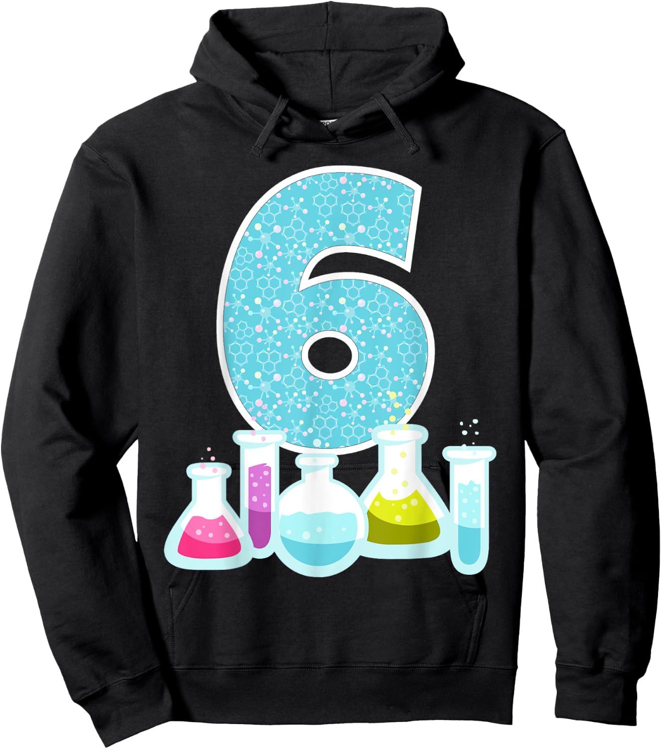 6th Birthday Science Theme Party Science Experiments Science Hoodie - Hoodie | Black