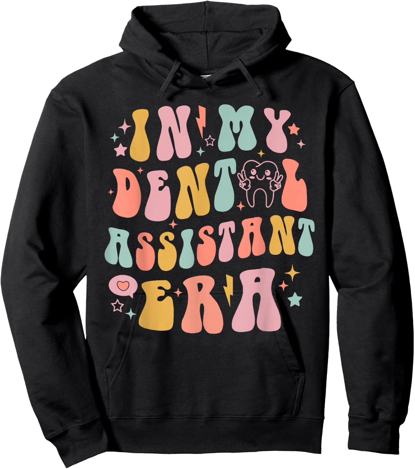 In My Dental Assistant Era, Dental Assistant Hoodie - Hoodie | Black