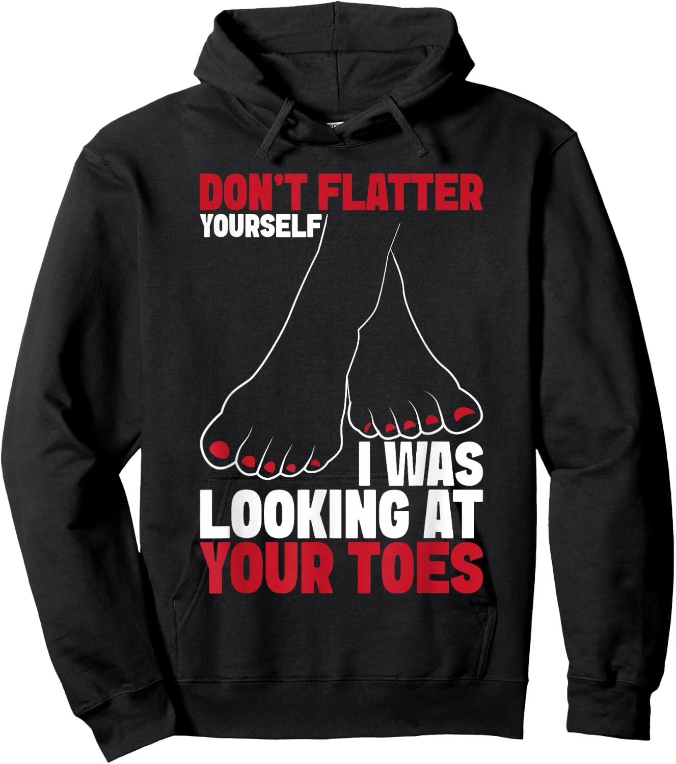 Foot fetishist Feet Lover foot fetish toe sucker Hoodie - Hoodie | Black