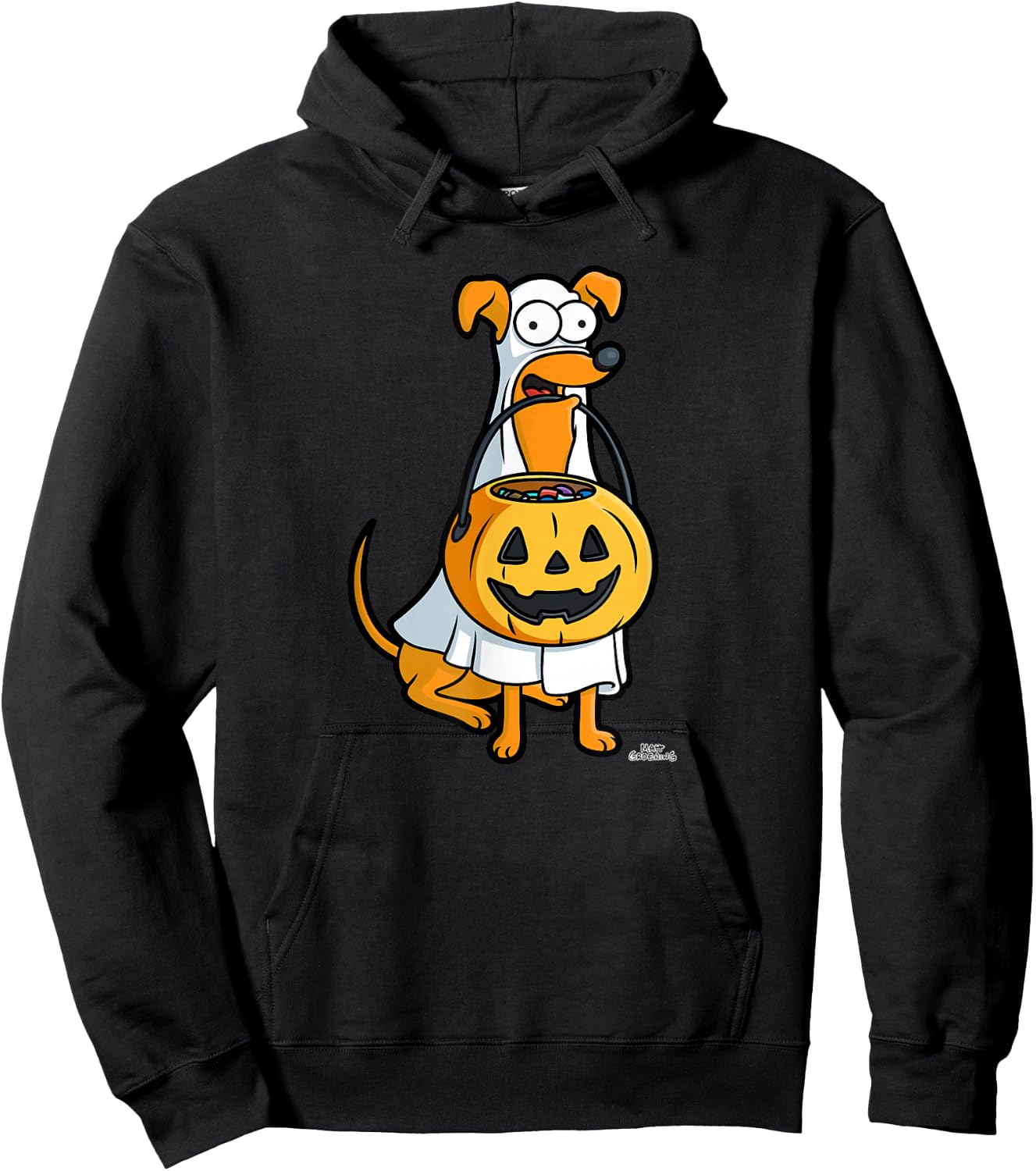 The Simpsons Santa's Little Helper Halloween Hoodie - Hoodie | Black