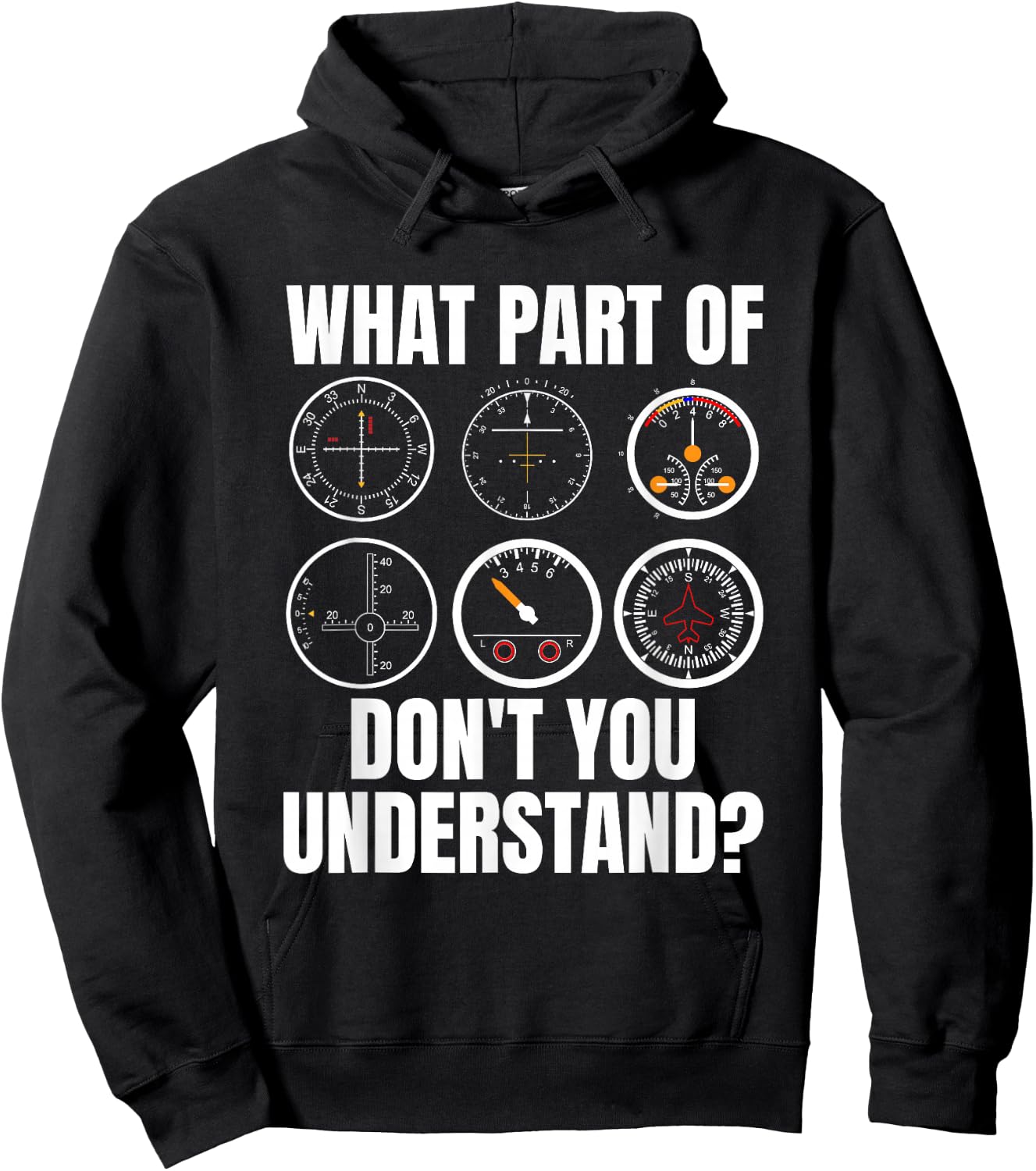 Funny Aviator - Plane Guide Flying Aeroplane Pilot Hoodie - Hoodie | Black