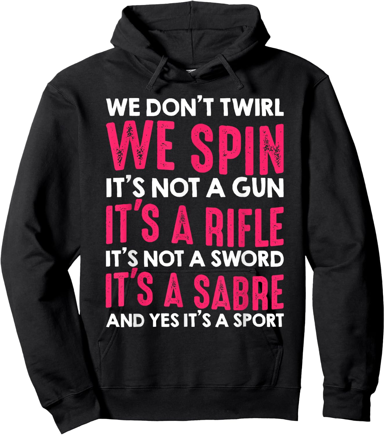 Funny Color Guard Design Women Marching Band Member Hoodie - Hoodie | Black