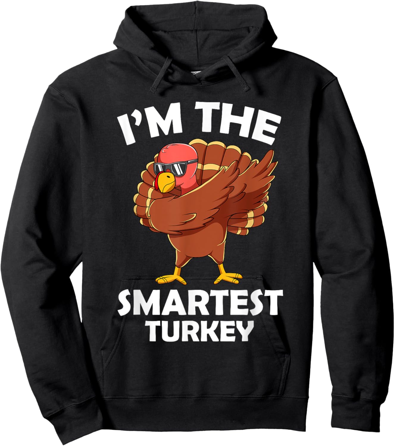 Smartest Turkey Family Group Matching Thanksgiving Party Hoodie - Hoodie | Black