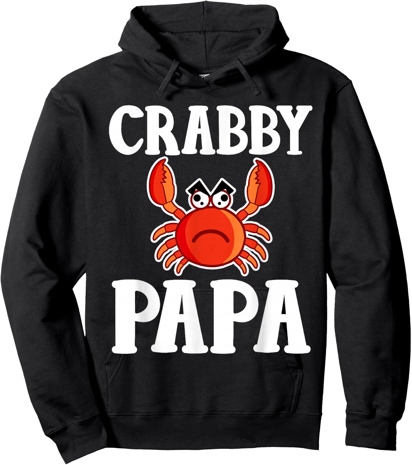 Cute Crabby Papa Hoodie - Hoodie | Black