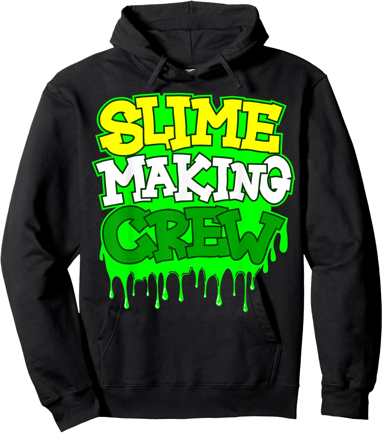 Slime Making Crew Cool DIY Lover Hoodie - Hoodie | Black