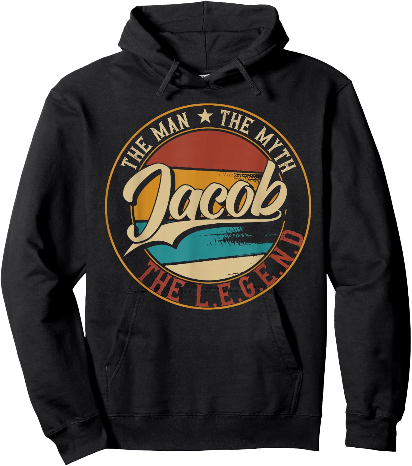Jacob The man the myth the legend Hoodie - Hoodie | Black