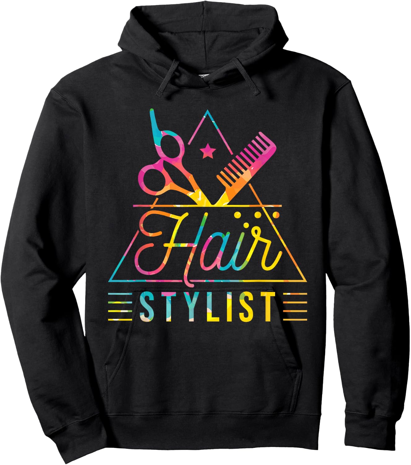 Hair Stylist, Hair Stylist and Hair Styling Hoodie - Hoodie | Black