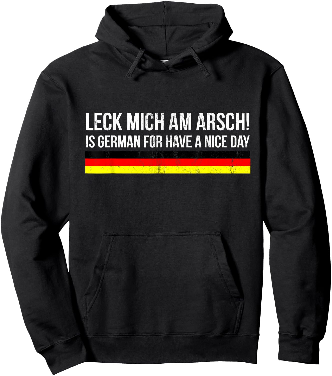 Leck mich am Arsch! - Gift German, German USA Hoodie - Hoodie | Black