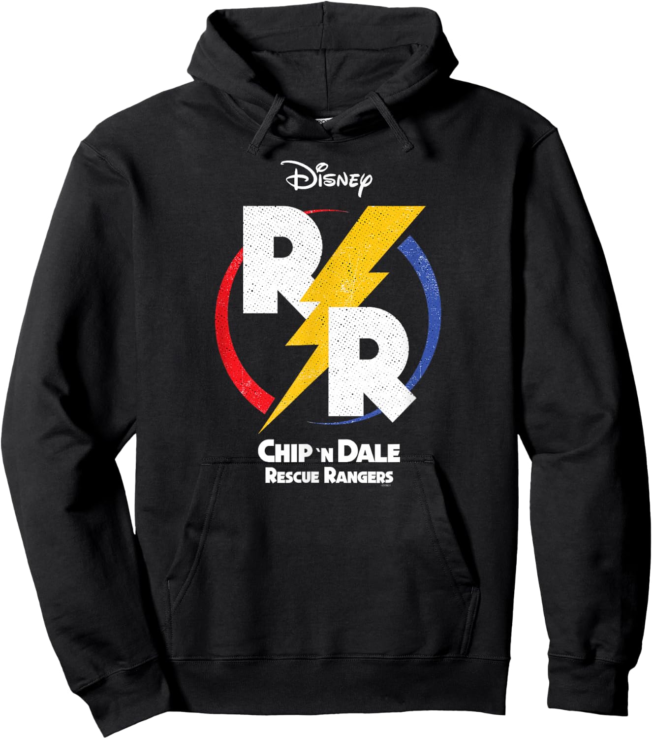 Disney Chip 'N Dale Rescue Rangers Logo Hoodie - Hoodie | Black