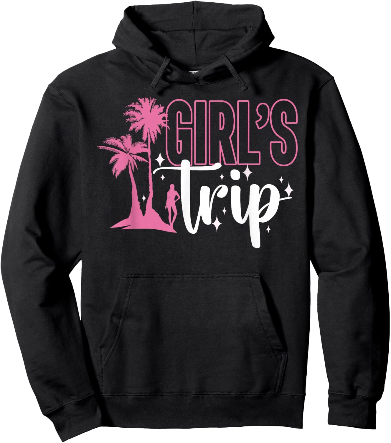 Girl's Trip Girl Cute Friends Girls Trip Hoodie - Hoodie | Black