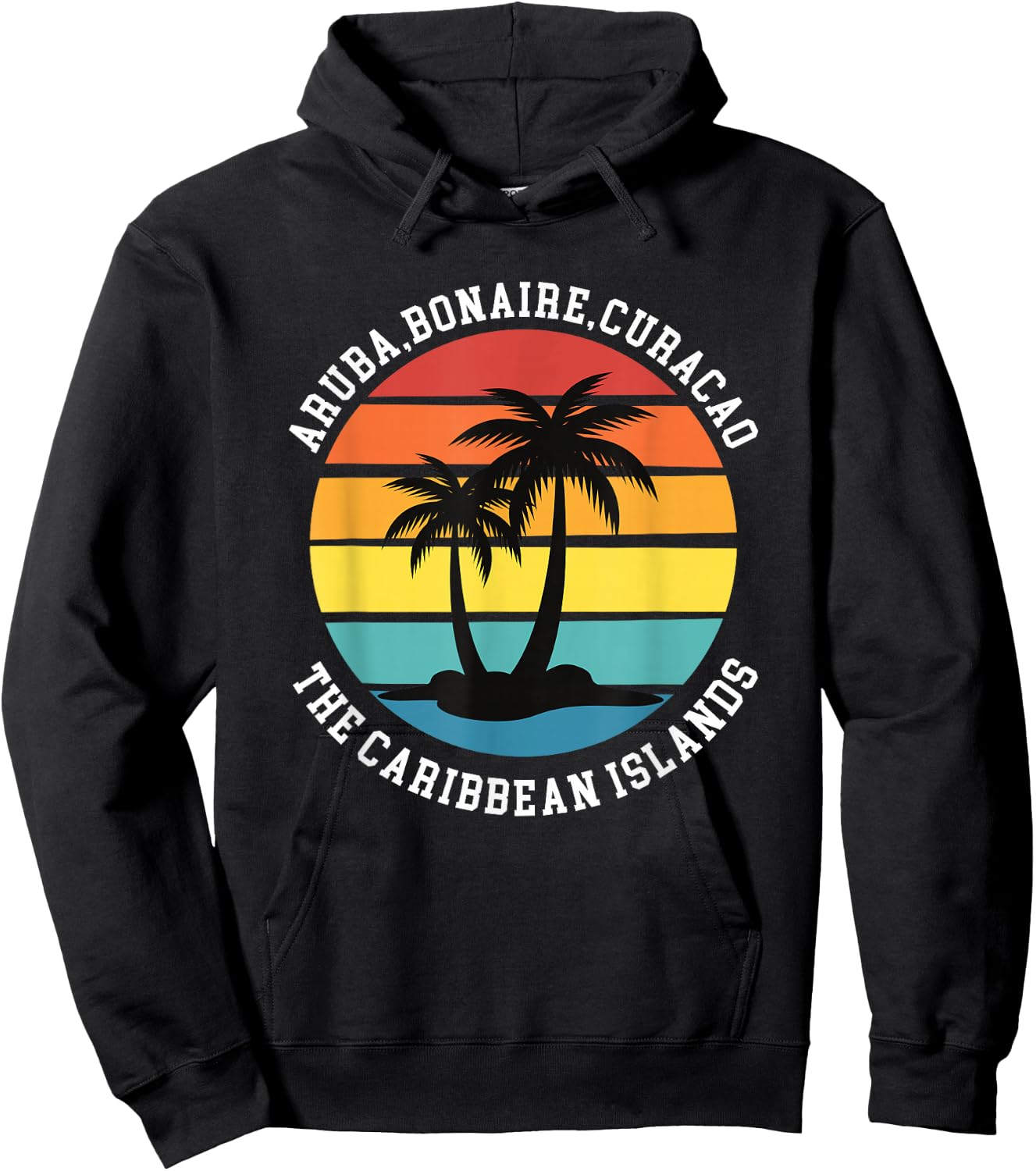 Aruba,Bonaire,Curacao The Caribbean Islands Vacation Hoodie - Hoodie | Black