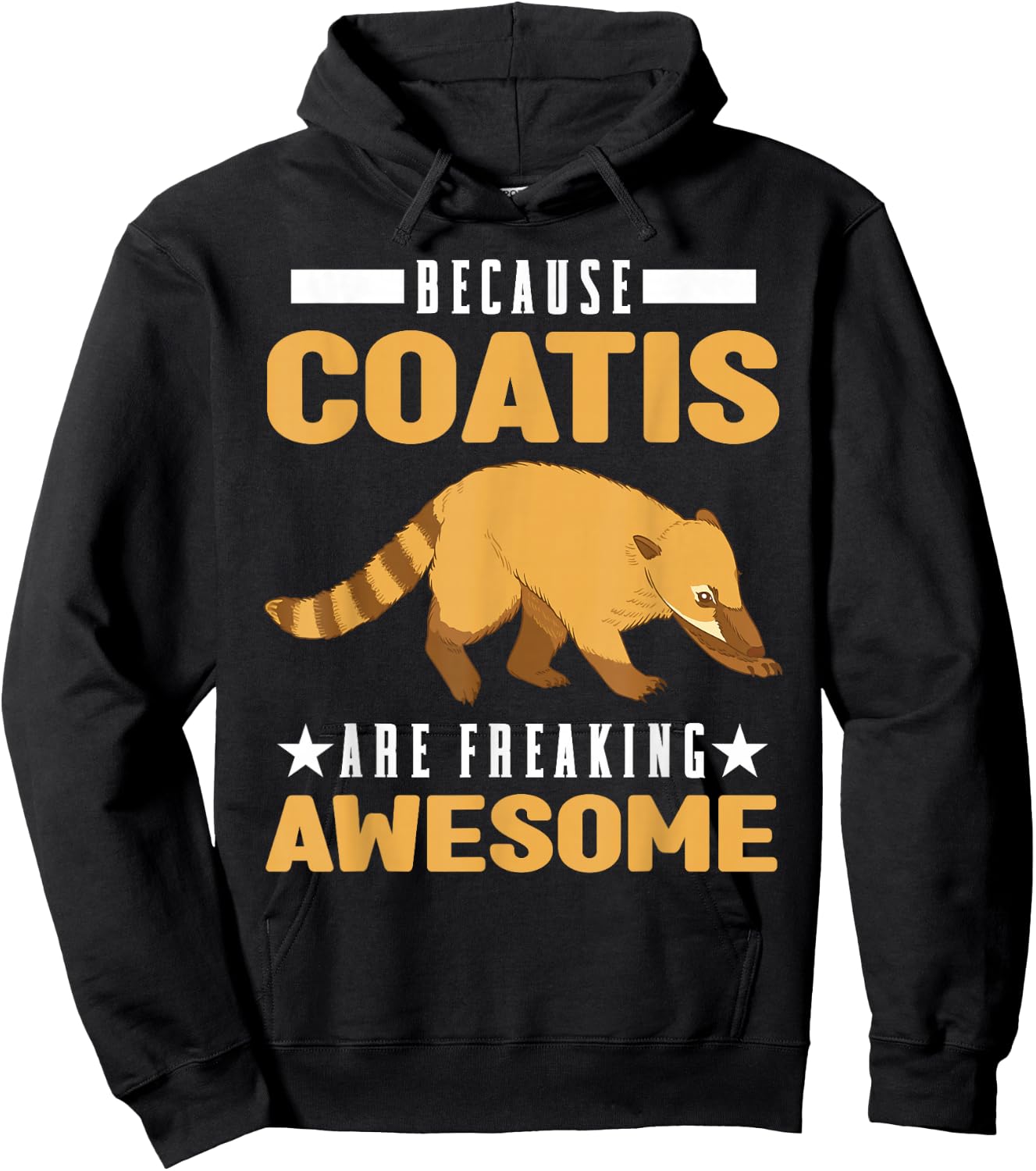 Because Coatis are freaking awesome Coati Hoodie - Hoodie | Black