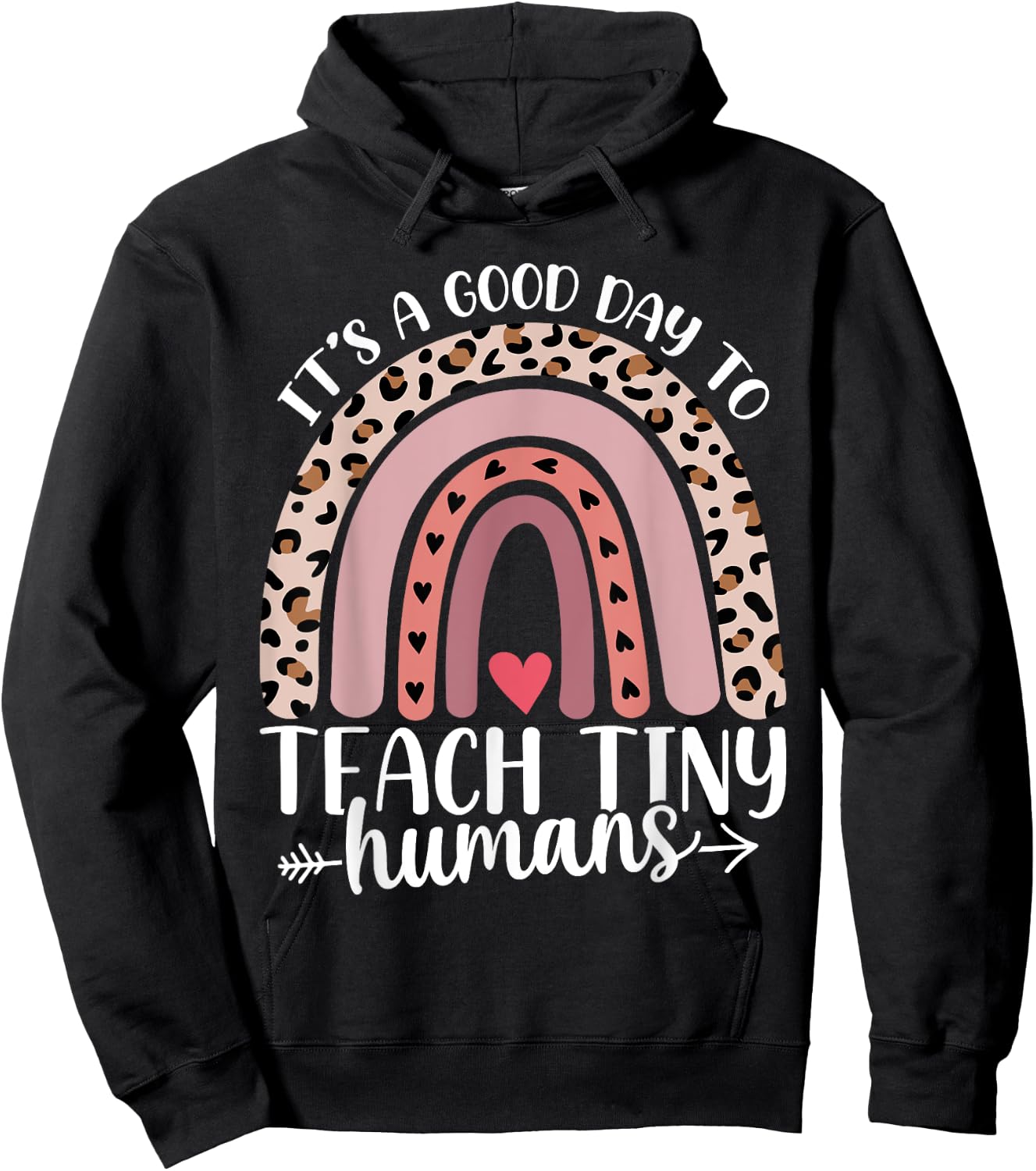 Its Good Day To Teach Tiny Humans Daycare Provider Teacher Hoodie - Hoodie | Black