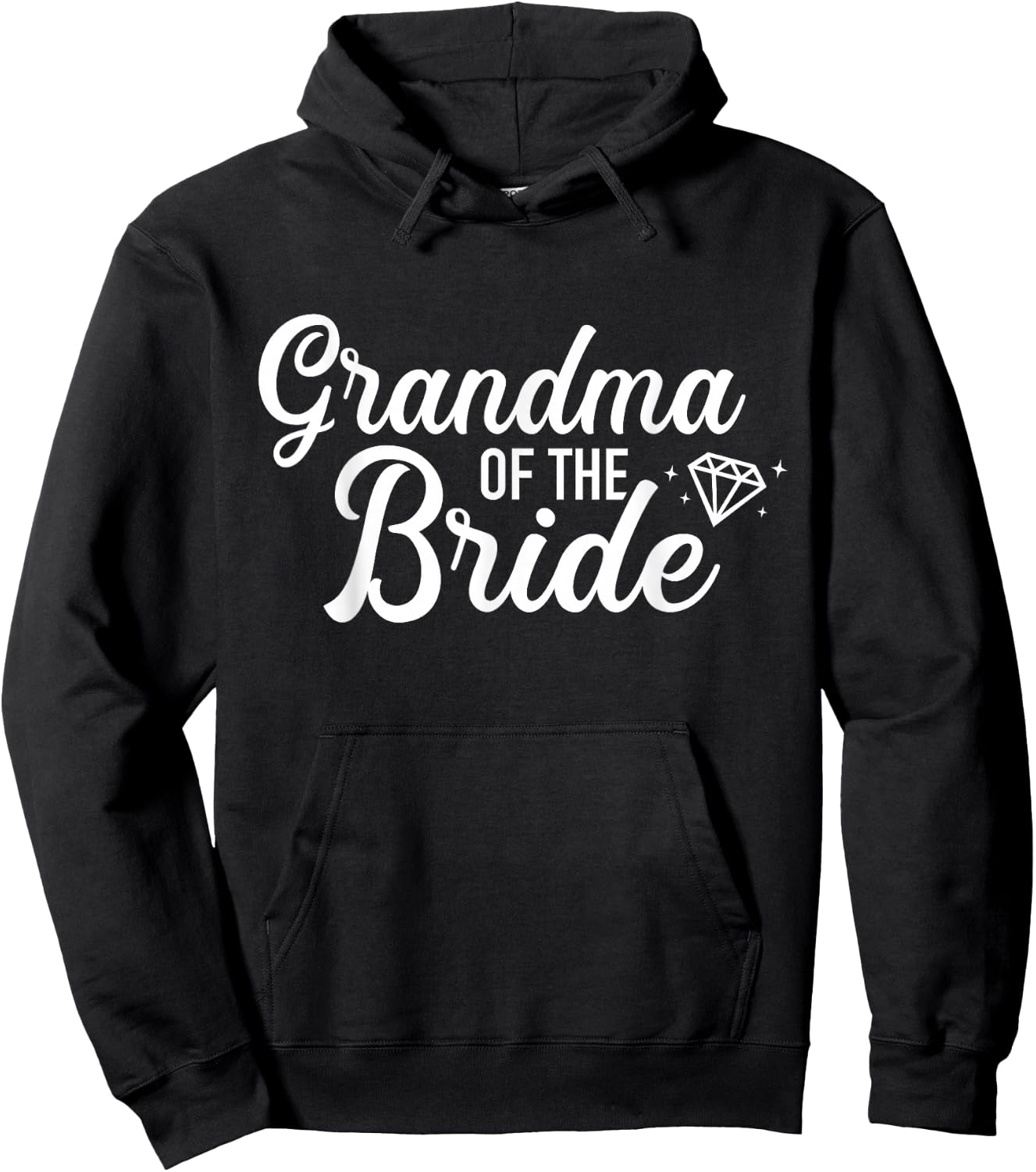 Grandma of the Bride for Wedding and Hen Night Hoodie - Hoodie | Black