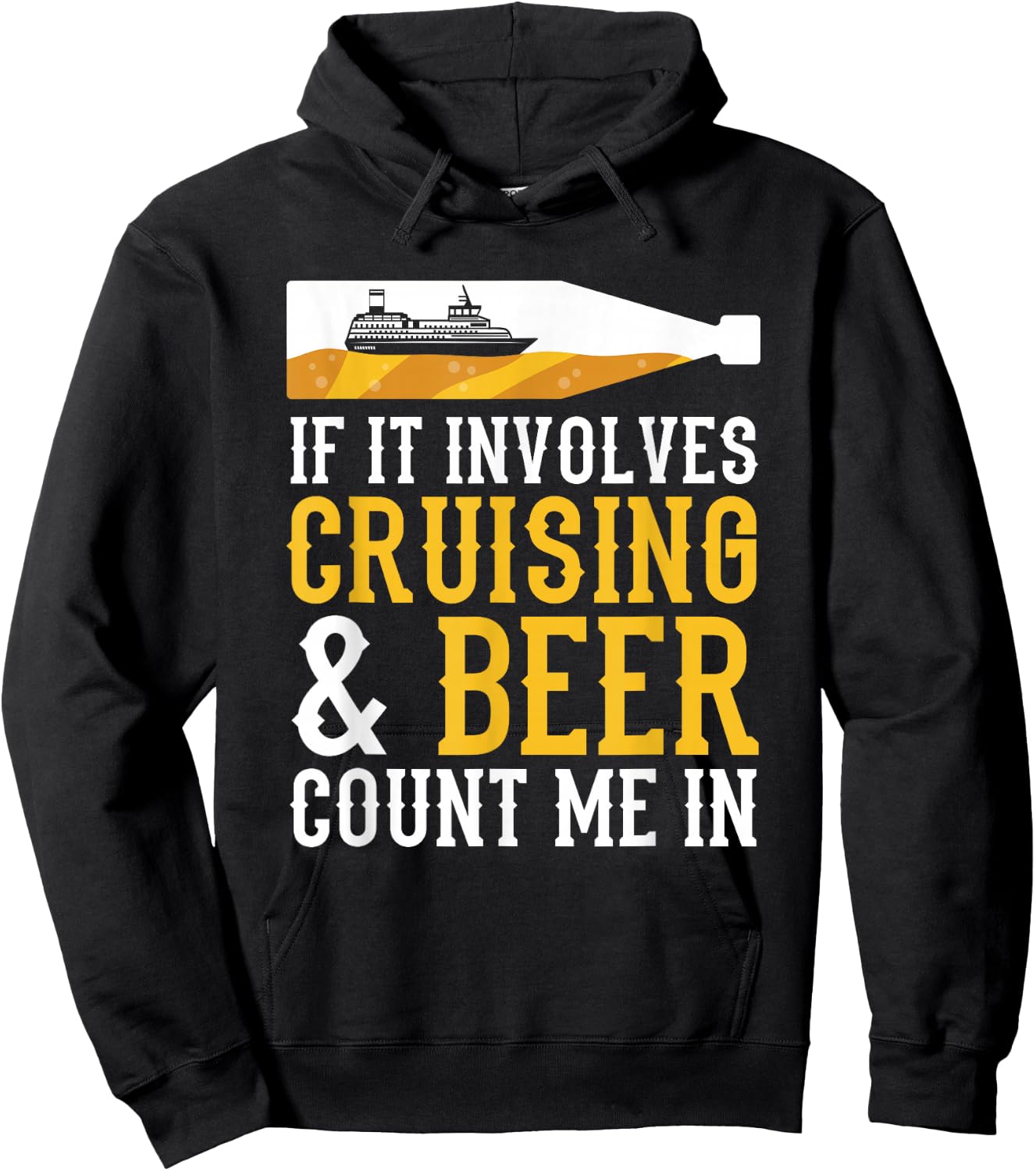 Cruising & Beer Cruise Hoodie - Hoodie | Black