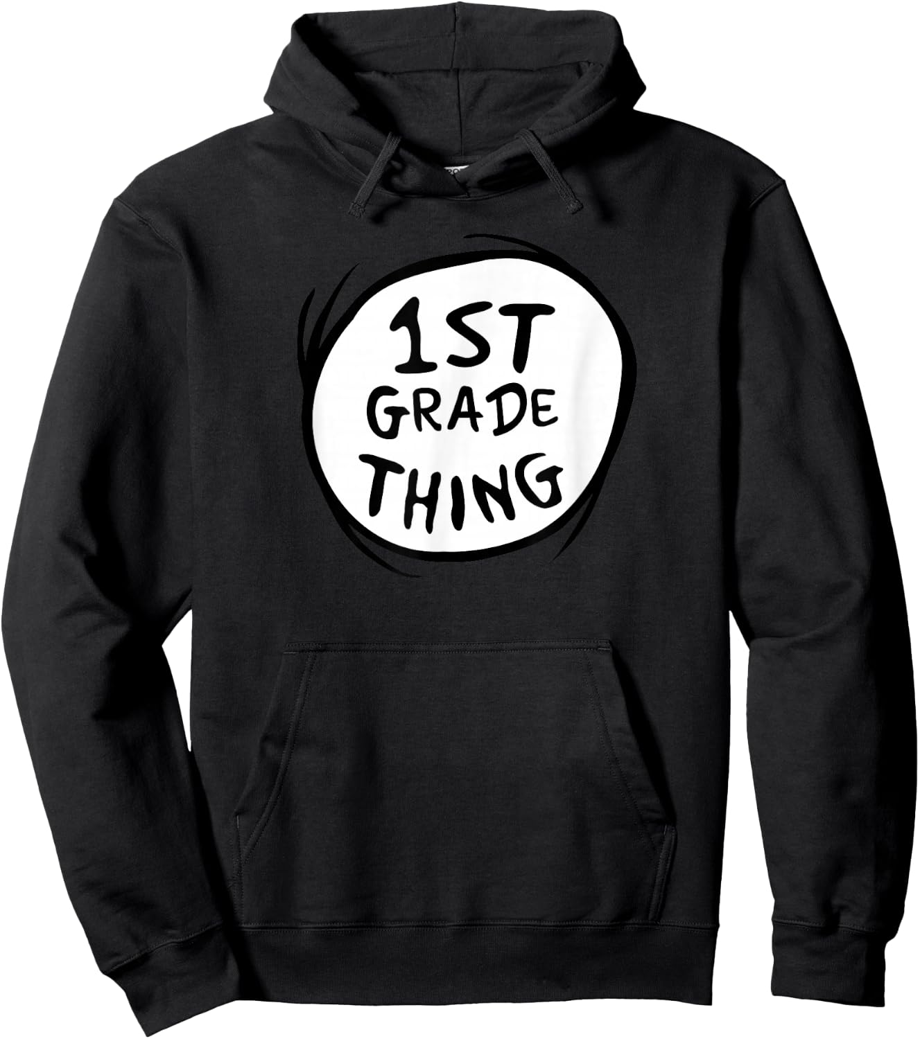 Dr. Seuss 1st Grade Thing Hoodie - Hoodie | Black