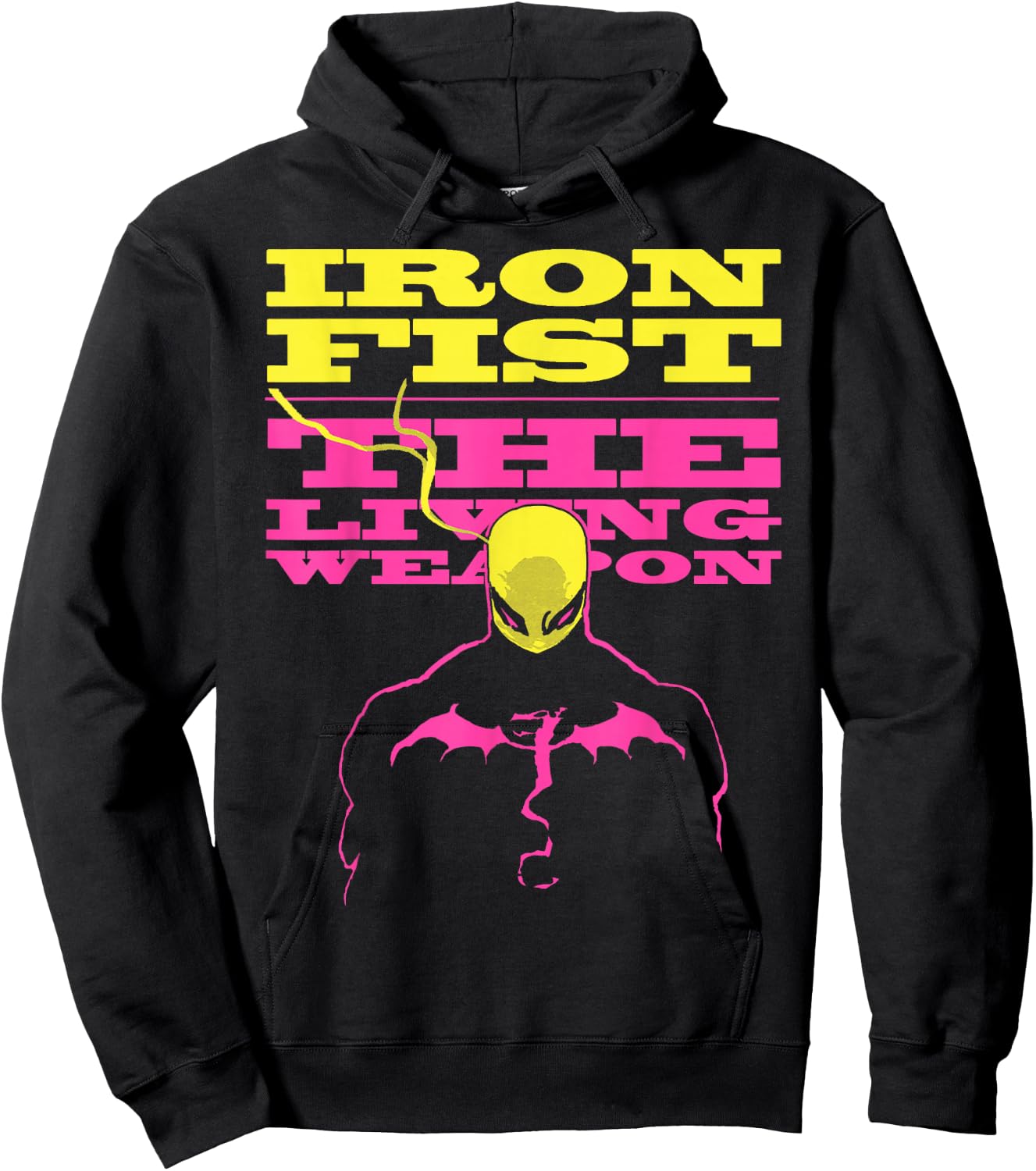 Marvel Iron Fist The Living Weapon Graphic Hoodie - Hoodie | Black