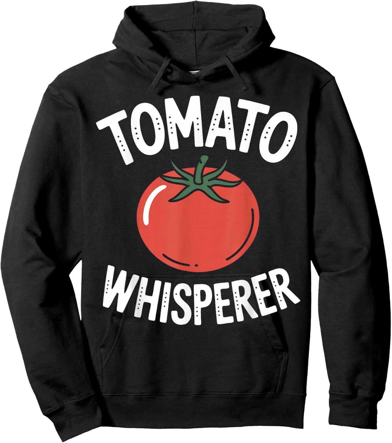 Funny Tomato Whisperer Gardener Hoodie - Hoodie | Black