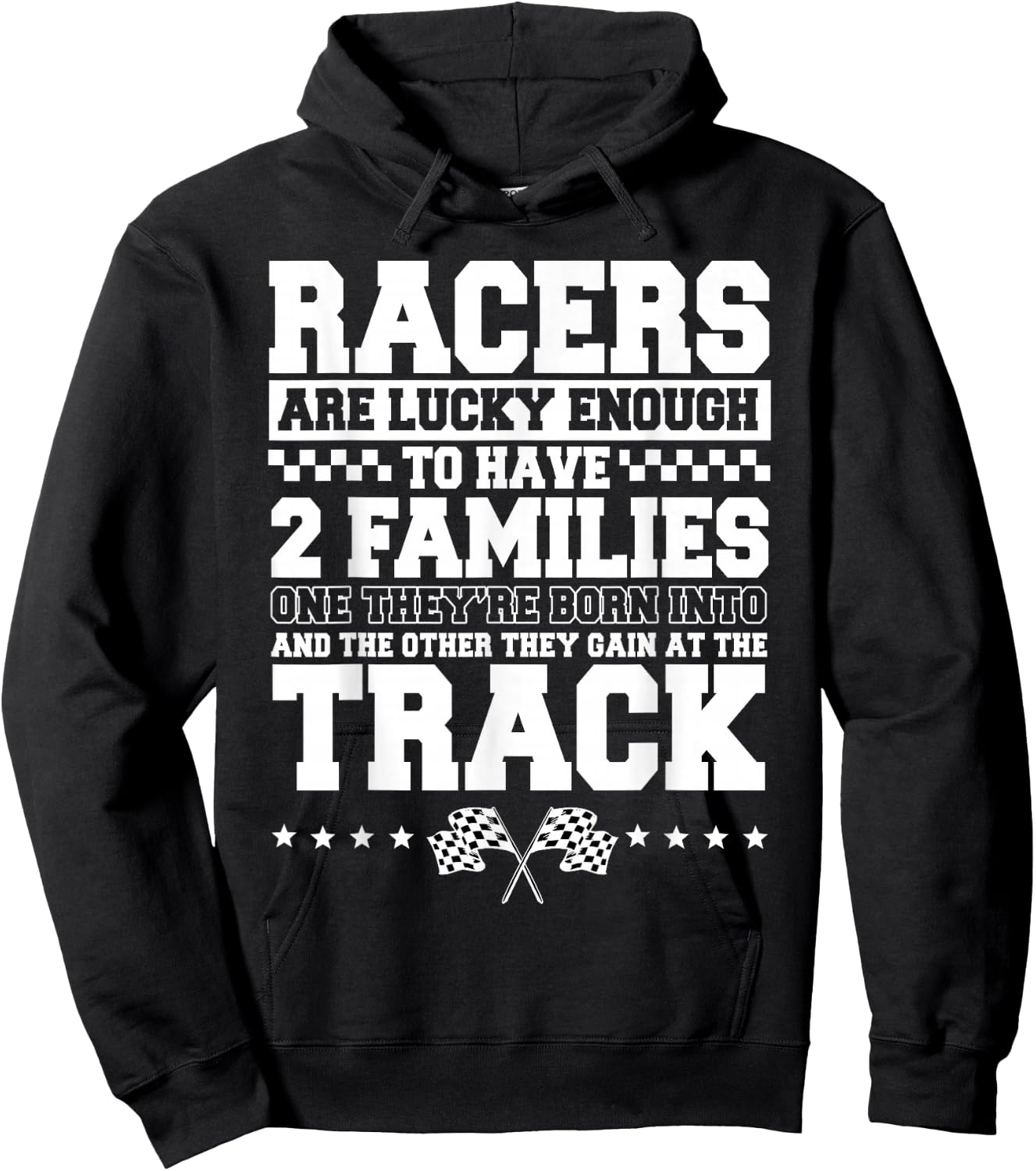 Dirt Track Racing Automobile Race Bike Car Racers Motocross Small Hoodie - Hoodie | Black