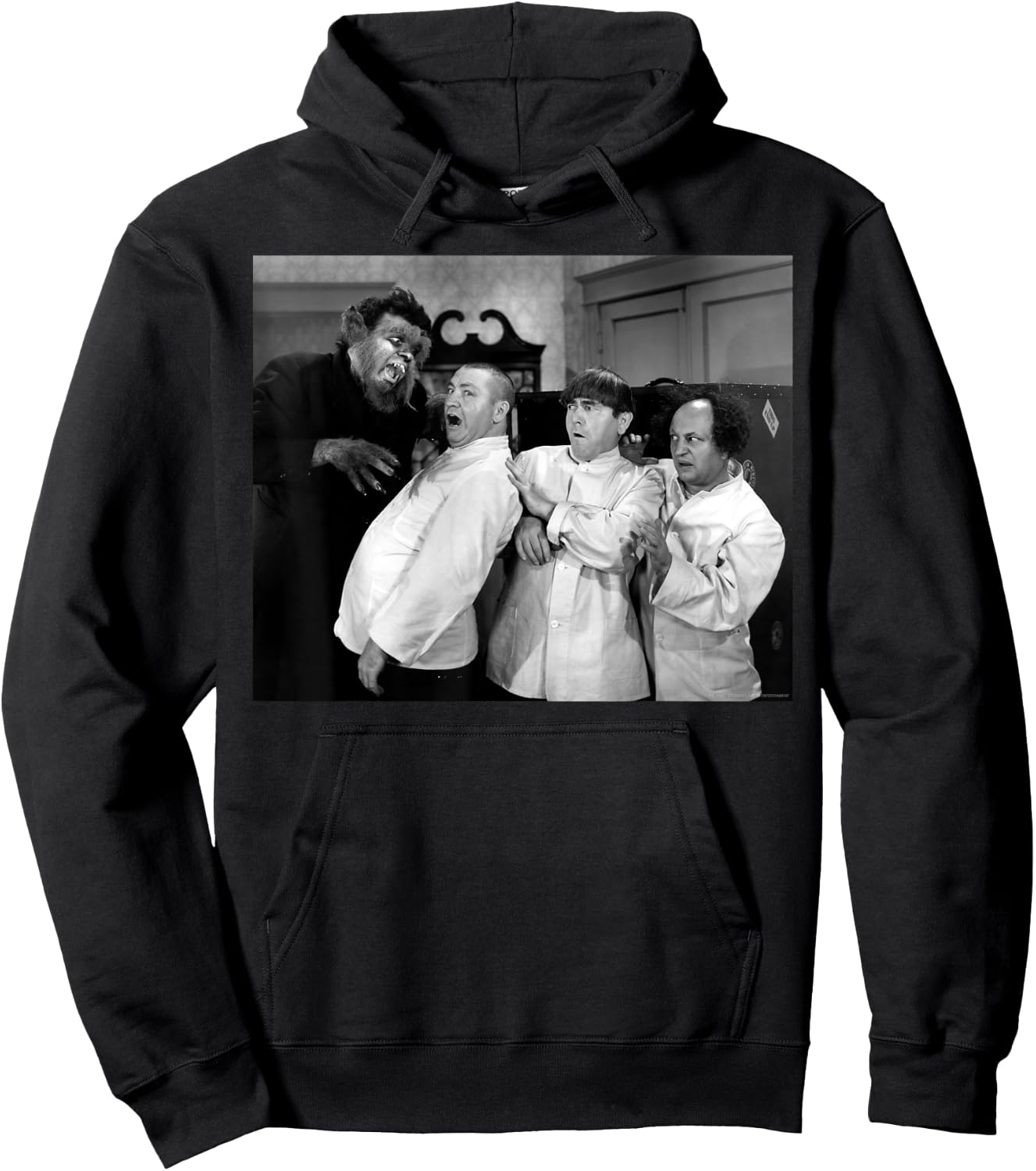 The Three Stooges – Idle Roomers Wolf Man Hoodie - Hoodie | Black