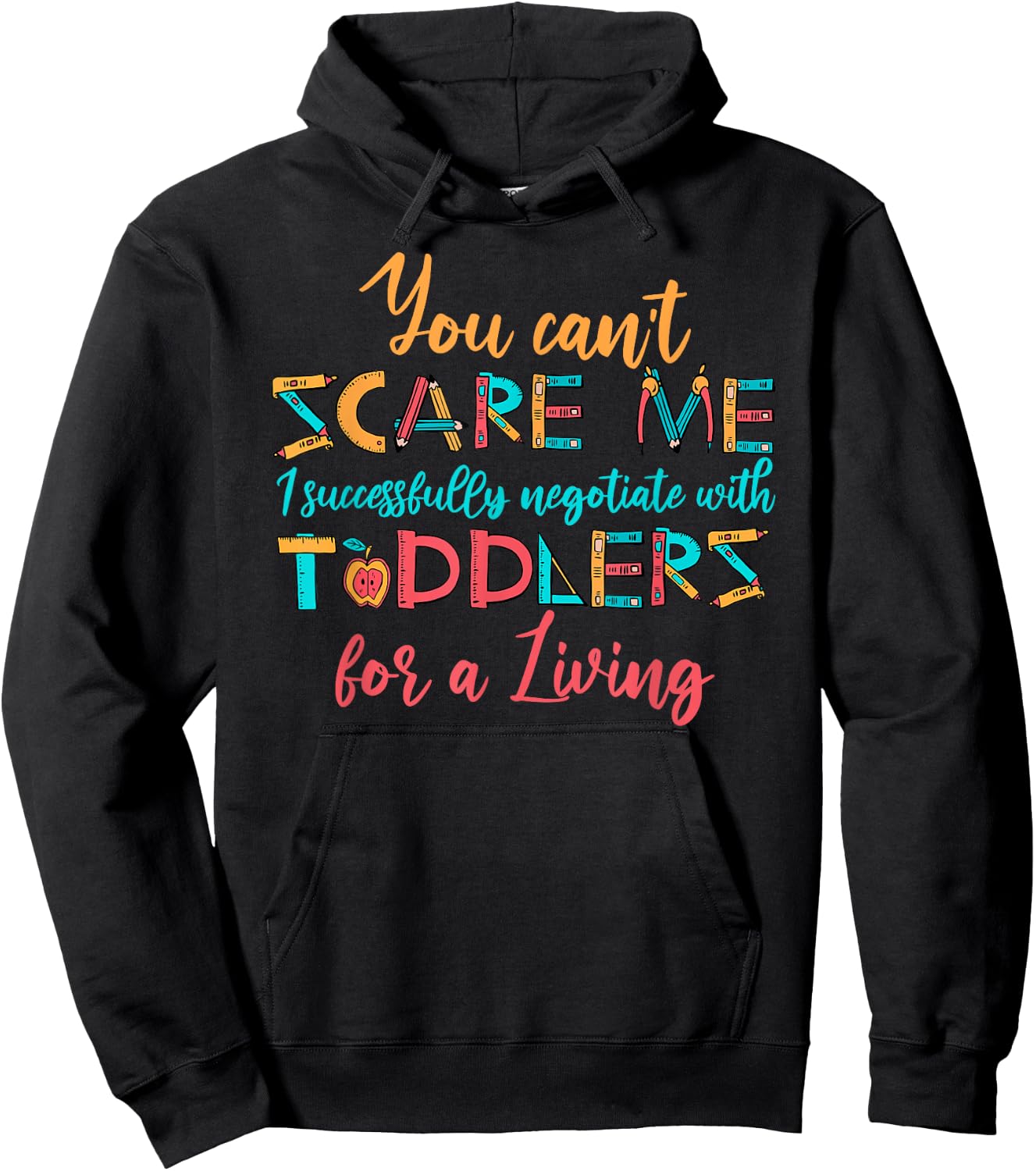 School Provider Child Care - Daycare Teacher Women Hoodie - Hoodie | Black