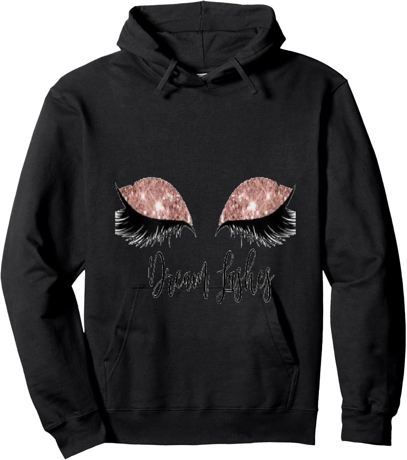 Cute Eyelashes (lash Slayer) Hoodie - Hoodie | Black
