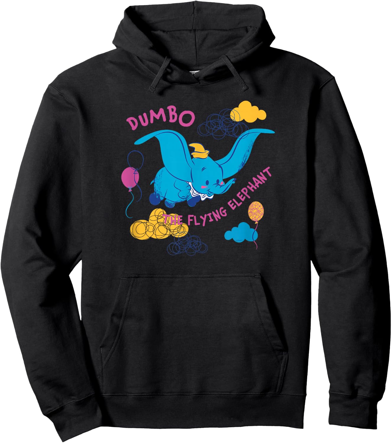 Disney Classic Dumbo the Flying Elephant Hoodie - Hoodie | Black