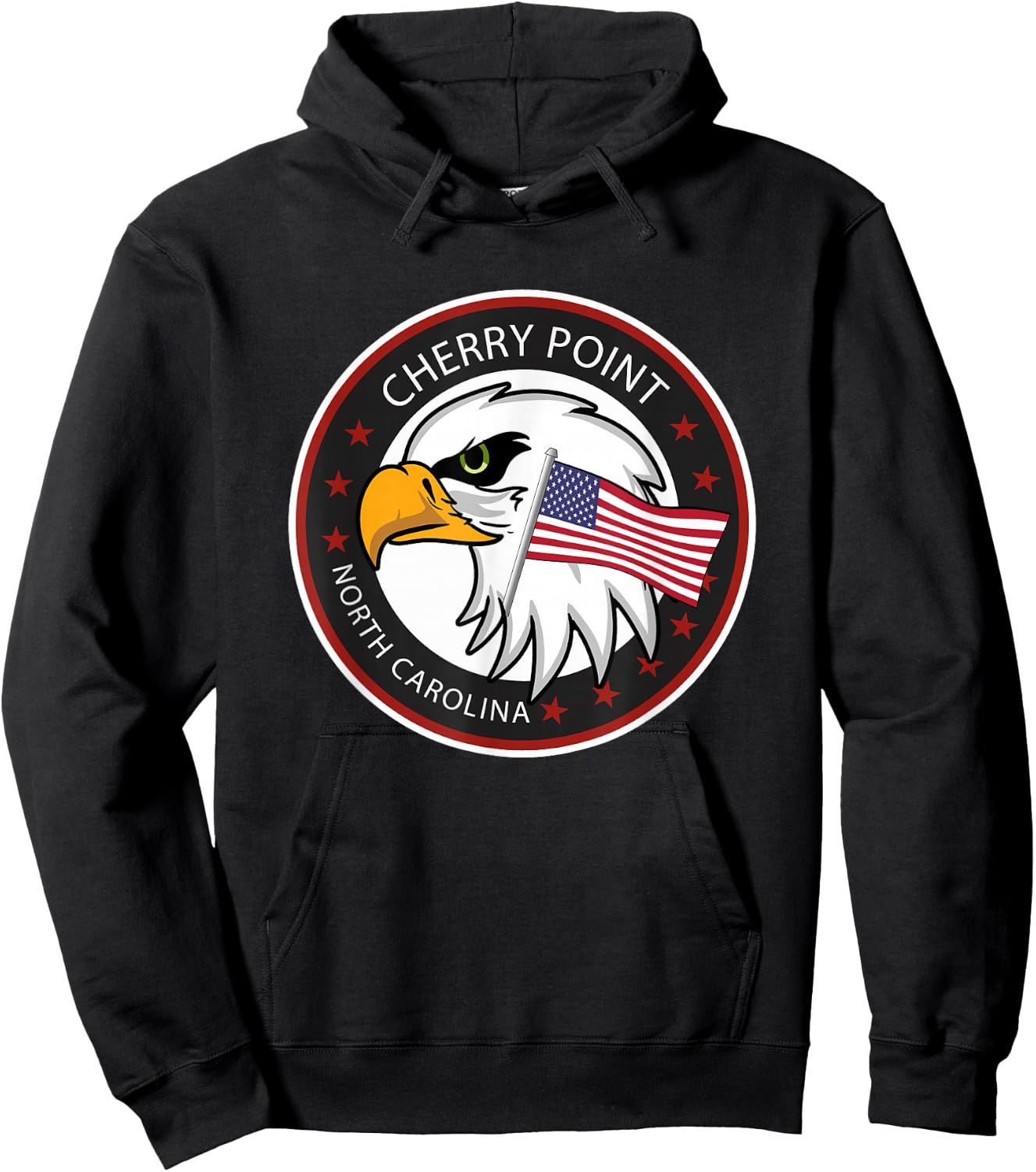 Cherry Point NC North Carolina Hoodie - Hoodie | Black