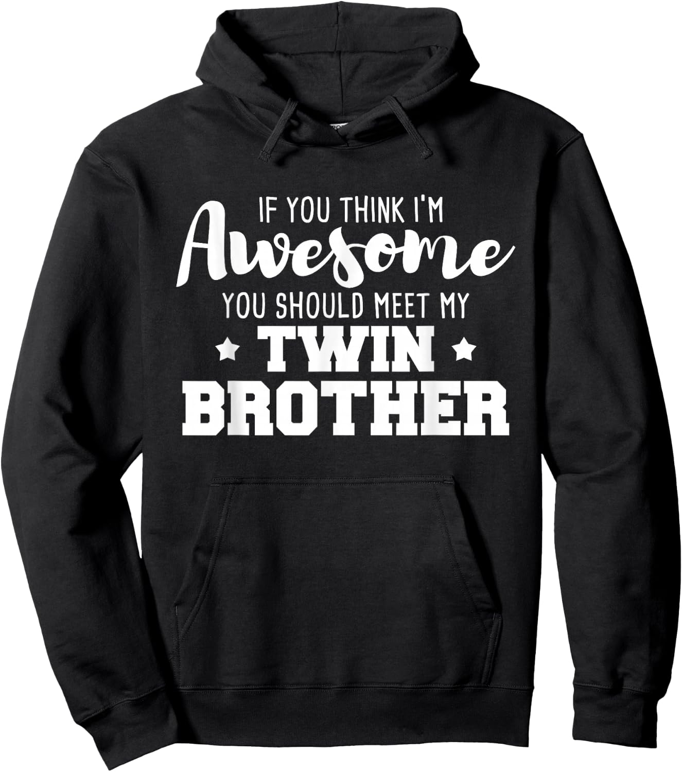 Meet My Twin Brother - Twins Sister Girl Boy Sibling Hoodie - Hoodie | Black