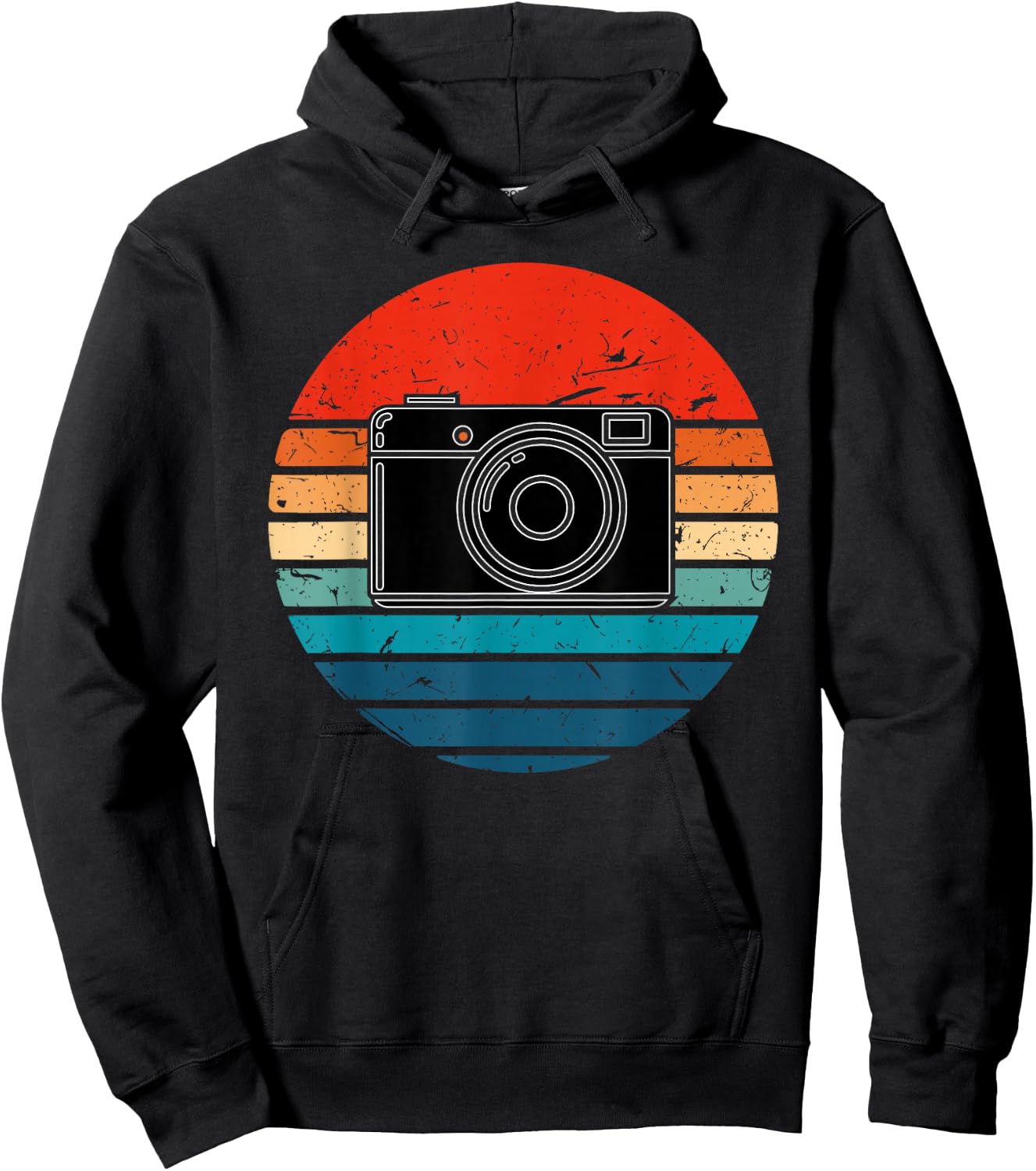 Photographer Shirt - Vintage Retro Design Camera Hoodie - Hoodie | Black