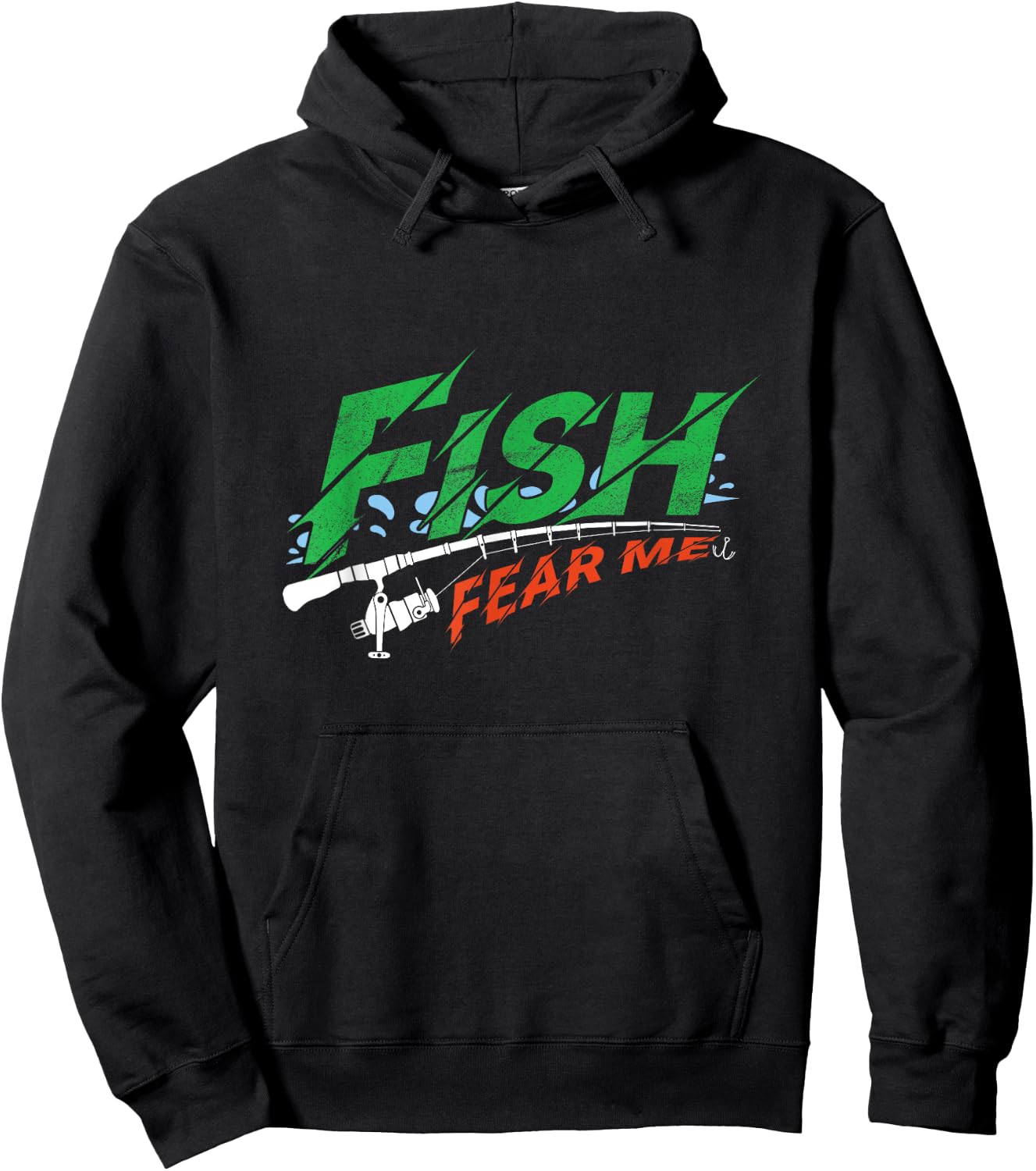 Fisherman Fishing Fishing Fish Fishing Rod Lake Gift Hoodie - Hoodie | Black