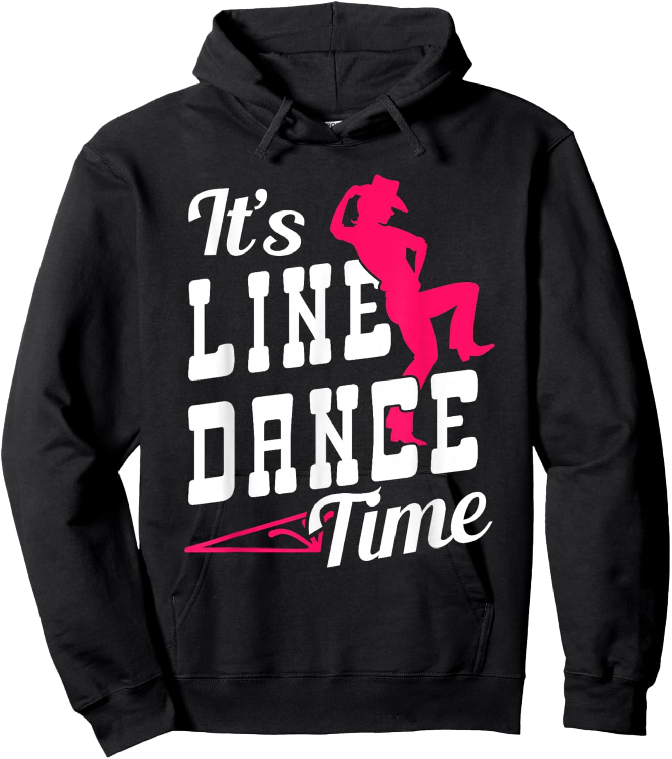 Line Dancing Design for Girls And Women Hoodie - Hoodie | Black