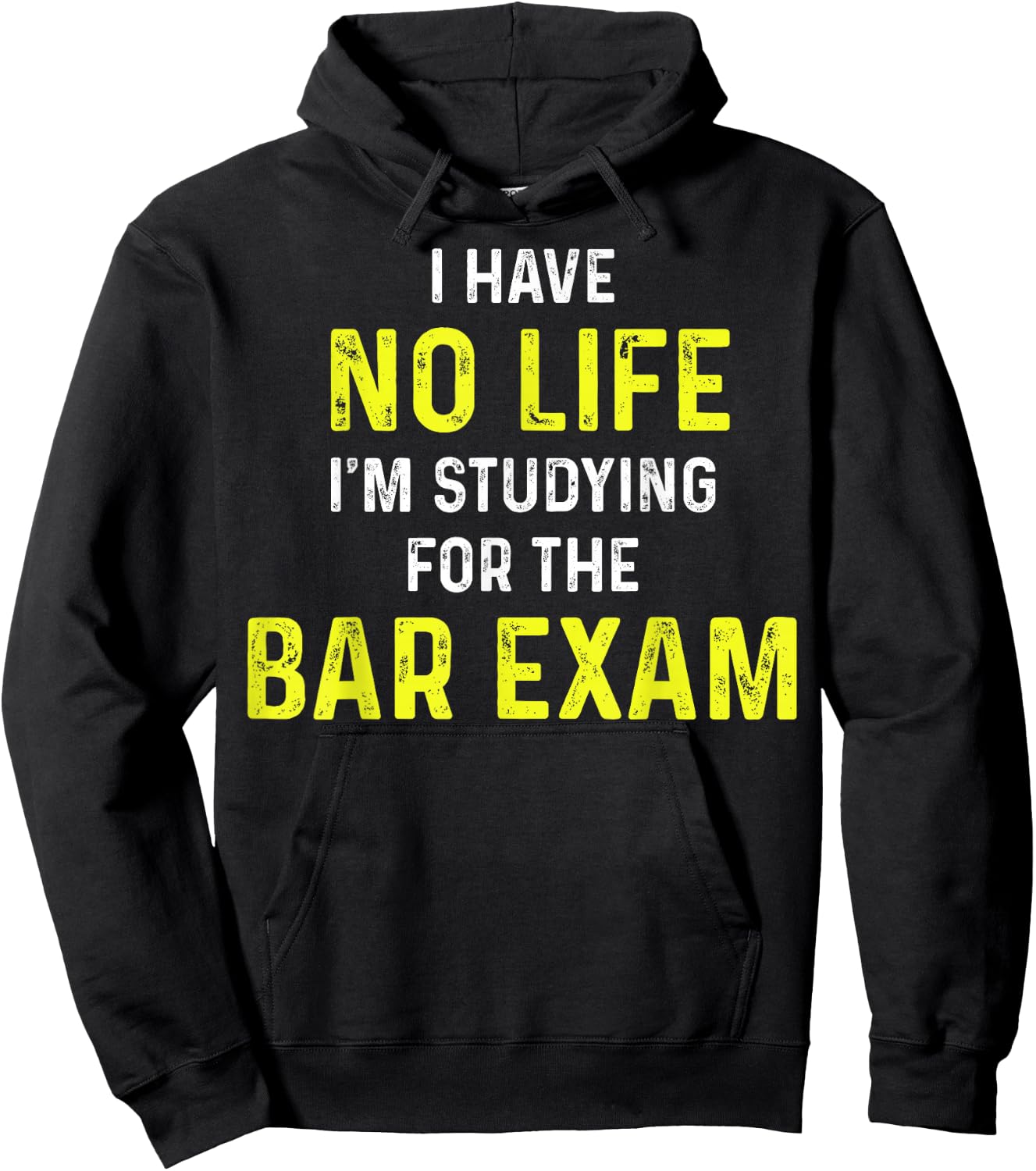 I'm Studying For The Bar Exam Bar Exam Gift Law Students Hoodie - Hoodie | Black