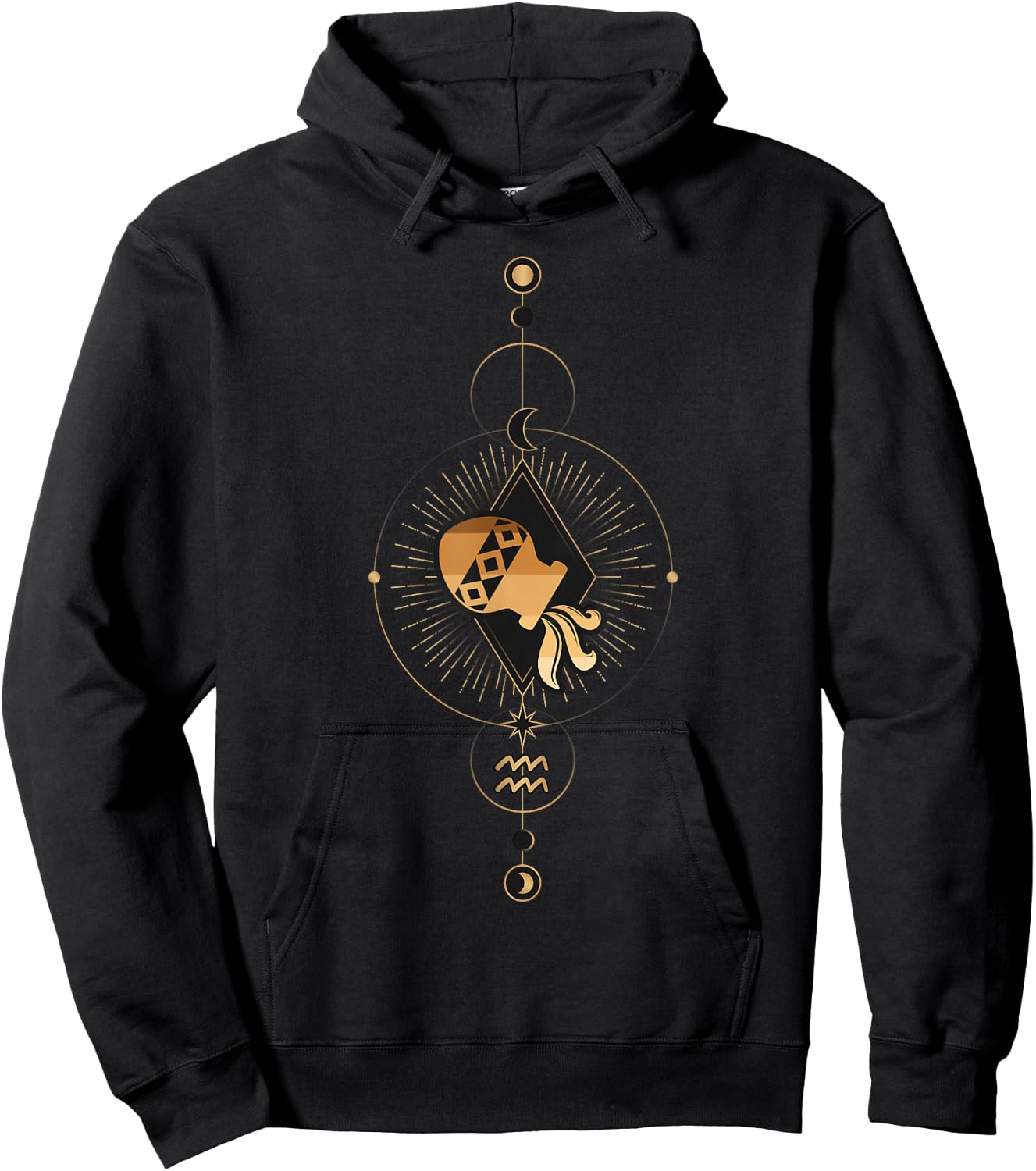 Aquarius Zodiac Sign Black History Month BLM Horoscope Hoodie - Hoodie | Black