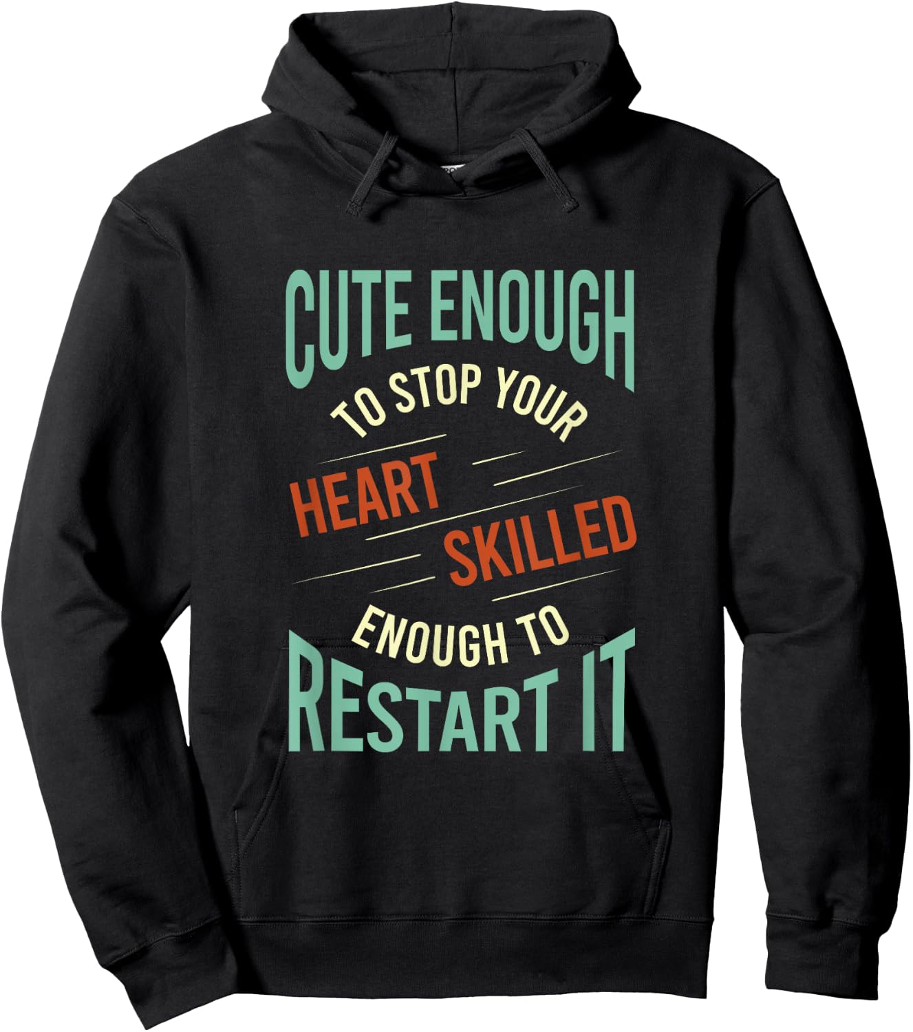 Whyitsme Design Funny Paramedic , Black, Small, Classic Fit, Short Sleeve, Adult Hoodie - Hoodie | Black