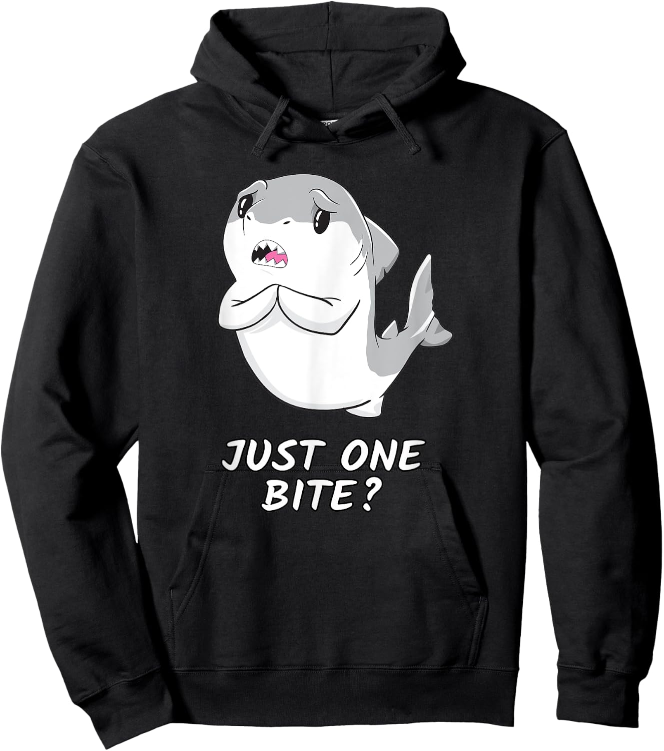 Only bite shark Shirt always Hungry Girlfriend Gift Hoodie - Hoodie | Black