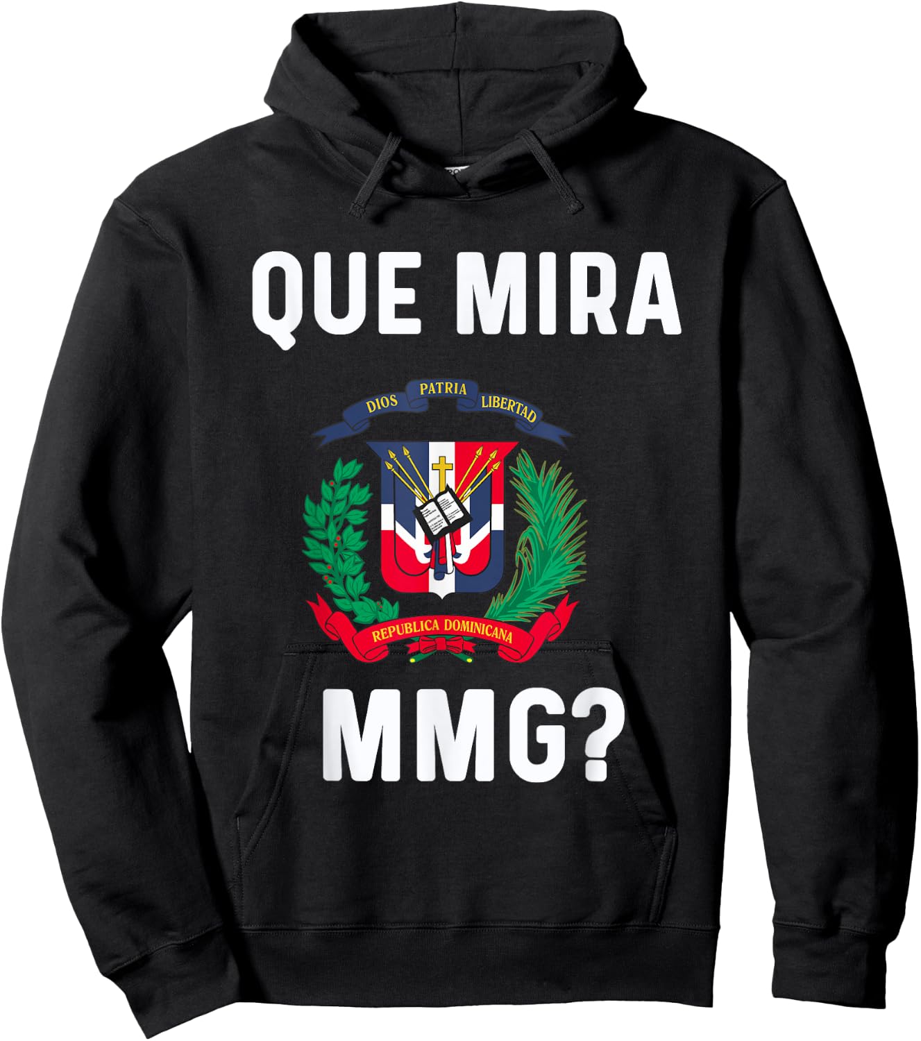 Dominicana Flag RD Dominican Republic Slang RD Quote KLK Hoodie - Hoodie | Black