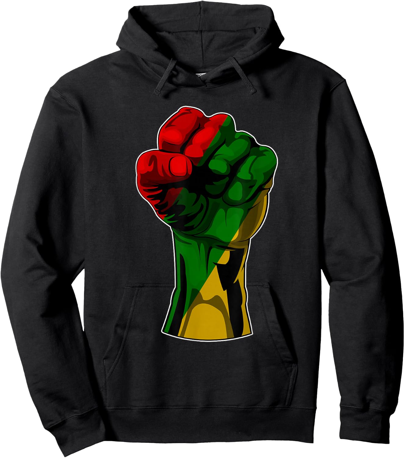 Black History Month Fist Juneteenth Women Men Kids Hoodie - Hoodie | Black
