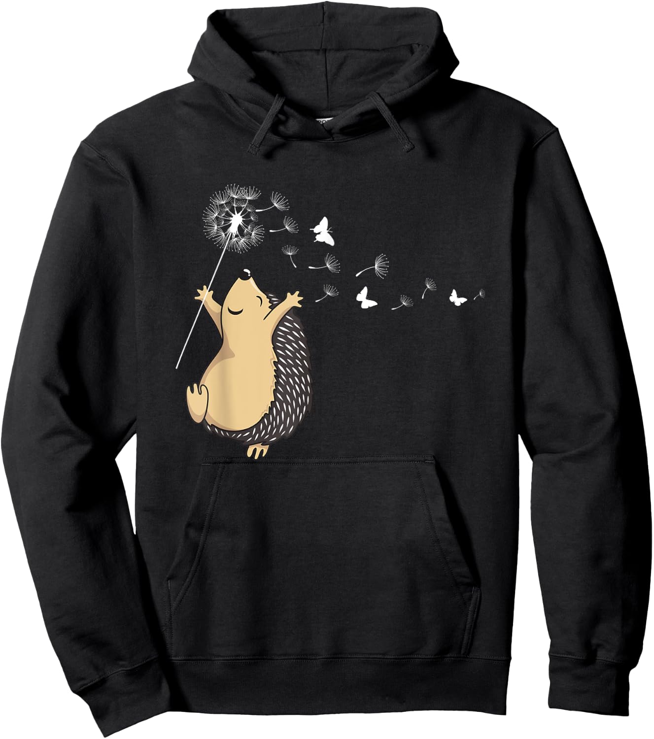 Hedgehog Hoodie - Hoodie | Black