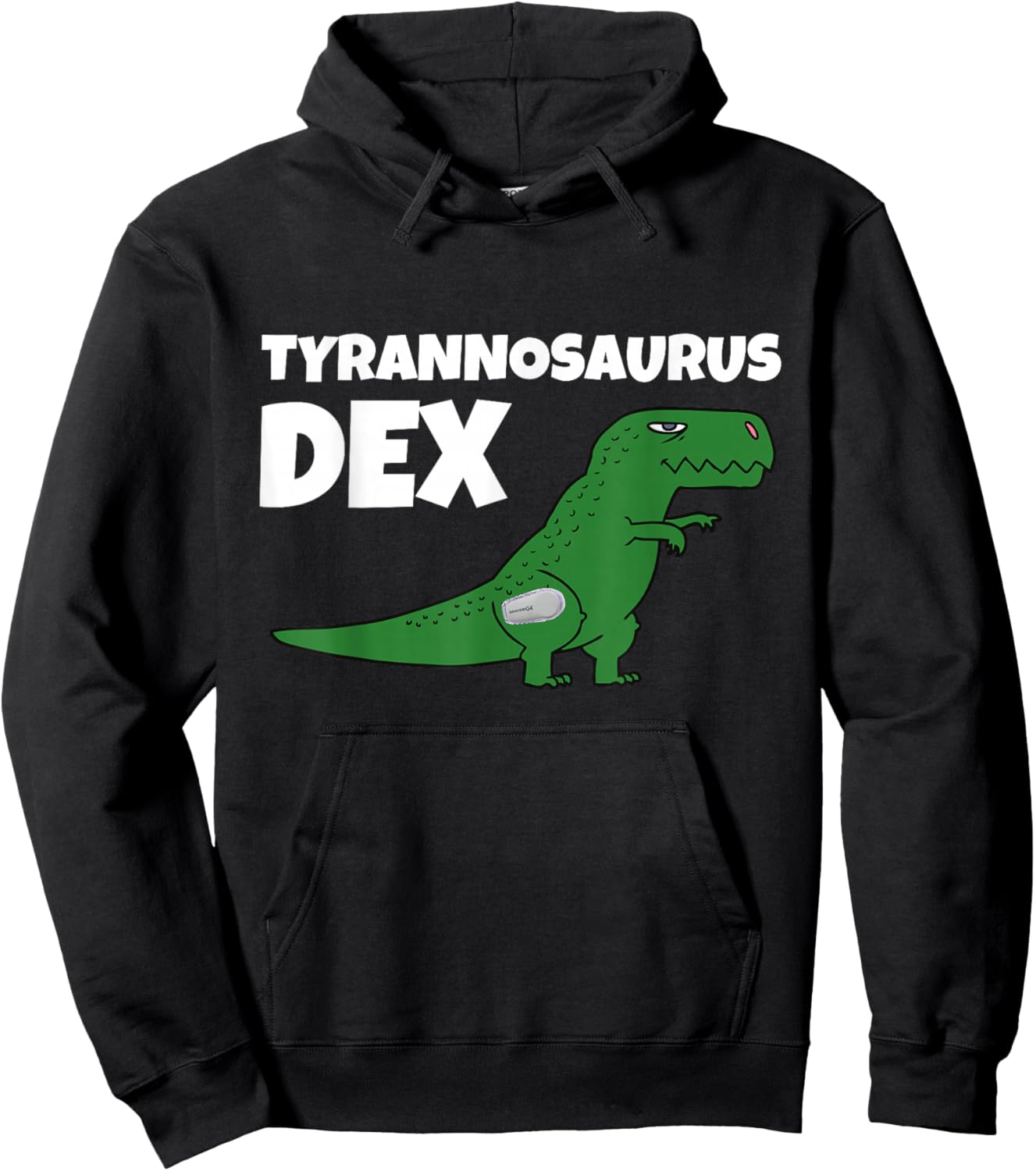 Dia-Be- Tyrannosaurus Dex Hoodie - Hoodie | Black