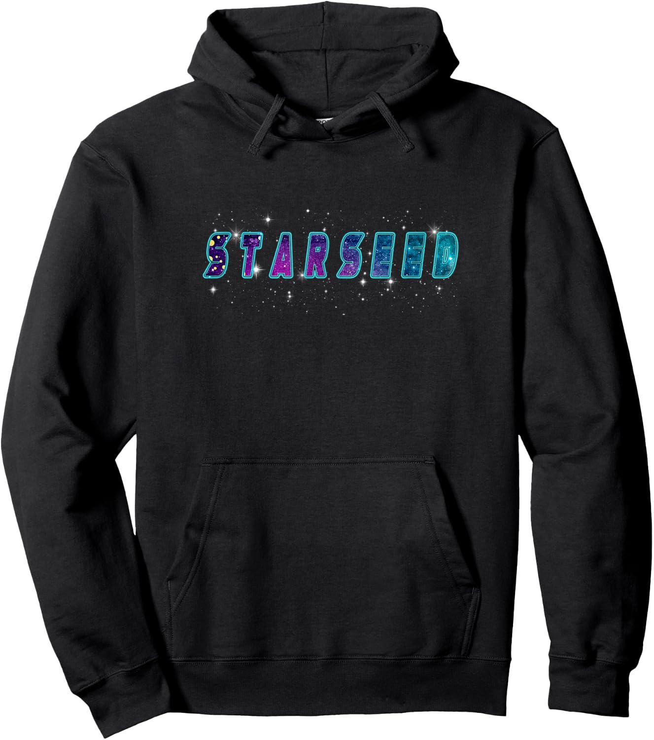 Galaxy Nebula Universe Aesthetic Indigo Starseed Hoodie - Hoodie | Black