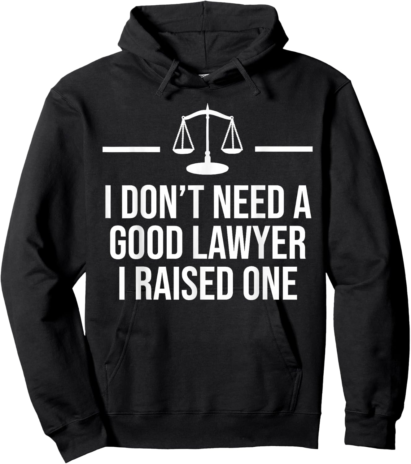 Lawyer Parent Dad Mom Law School Graduation Hoodie - Hoodie | Black