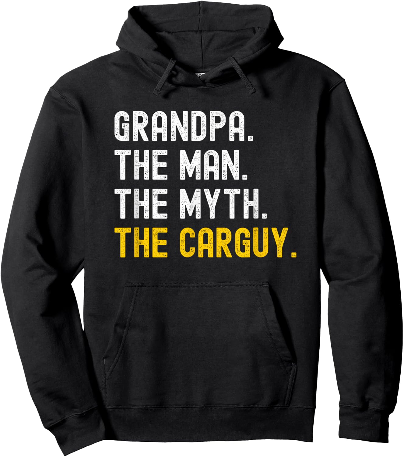 Carguy Car Guy Grandpa Auto Mechanic Enthusiast Salesman Hoodie - Hoodie | Black