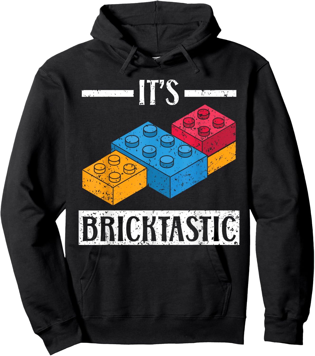 It's Bricktastic Master Builder Bricks Building Blocks Hoodie - Hoodie | Black