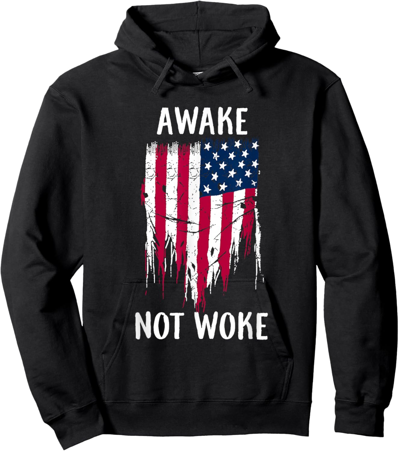Free Speech Cancel Culture Apparel Awake Not Woke Anti Censorship Cancel Culture Hoodie - Hoodie | Black